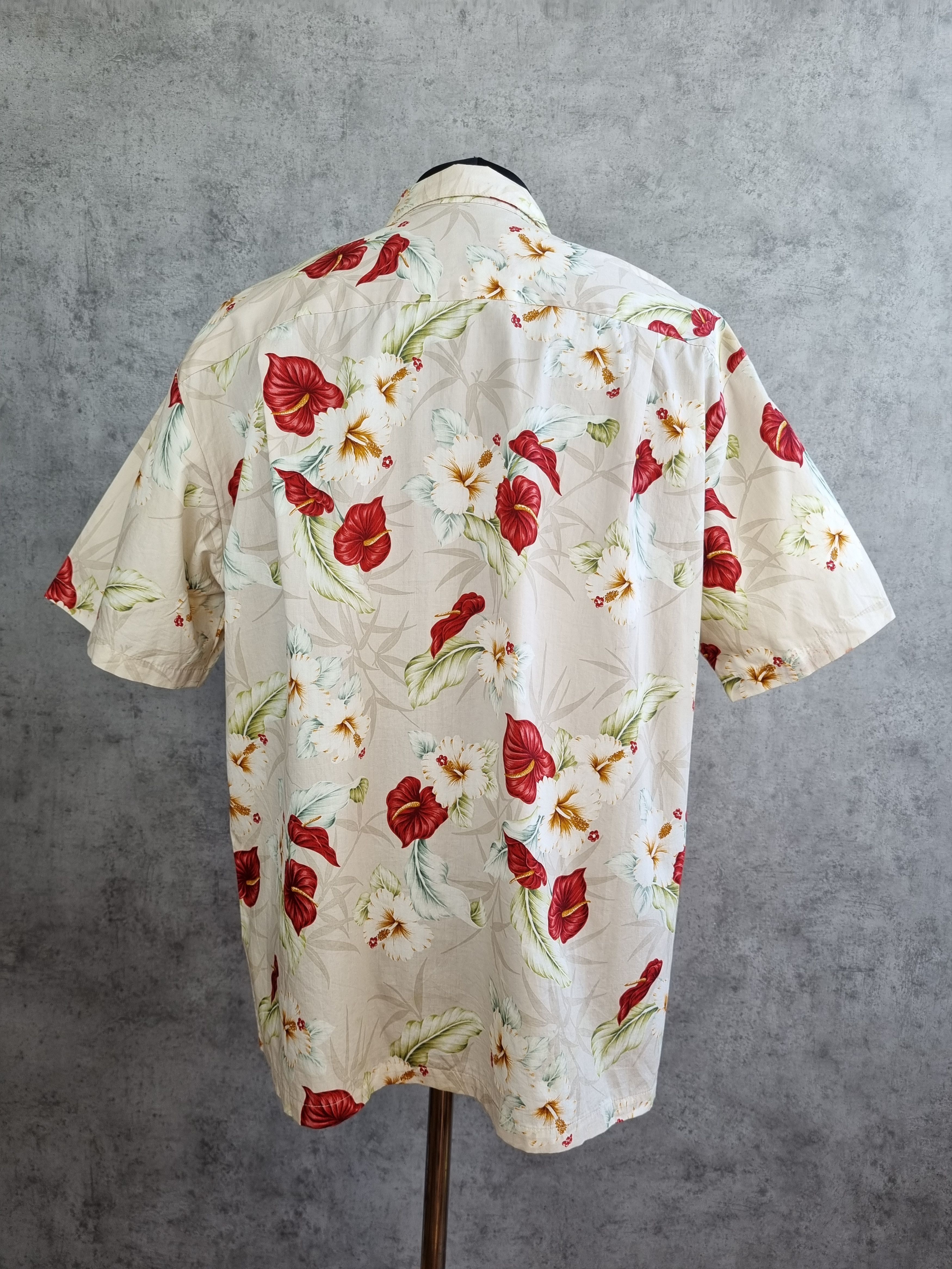 Vintage Hawaiian Shirt Paradise flowers vintage camp collar shirt Size US XL / EU 56 / 4 - 3 Thumbnail