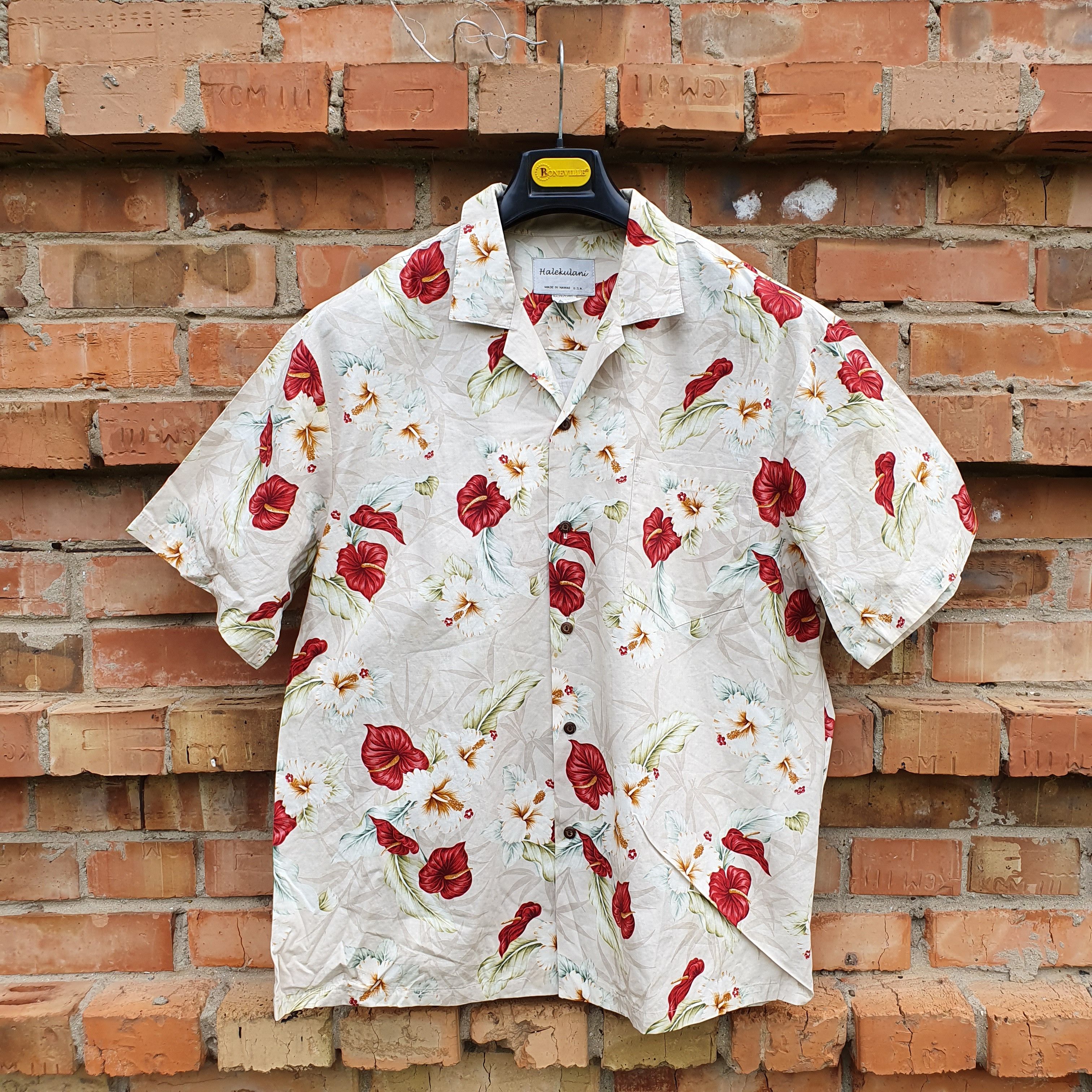 Vintage Hawaiian Shirt Paradise flowers vintage camp collar shirt Size US XL / EU 56 / 4 - 12 Thumbnail