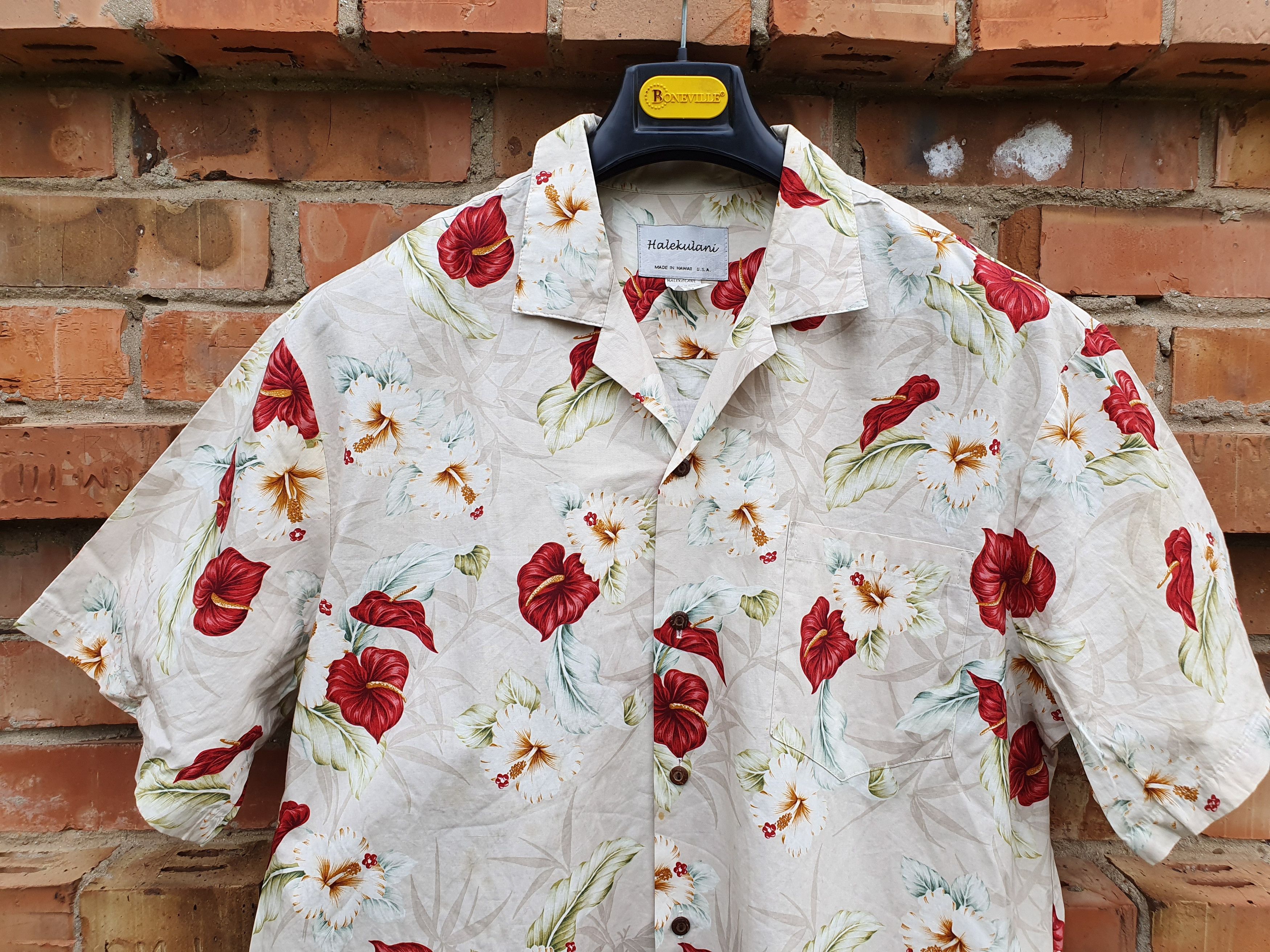 Vintage Hawaiian Shirt Paradise flowers vintage camp collar shirt Size US XL / EU 56 / 4 - 8 Thumbnail