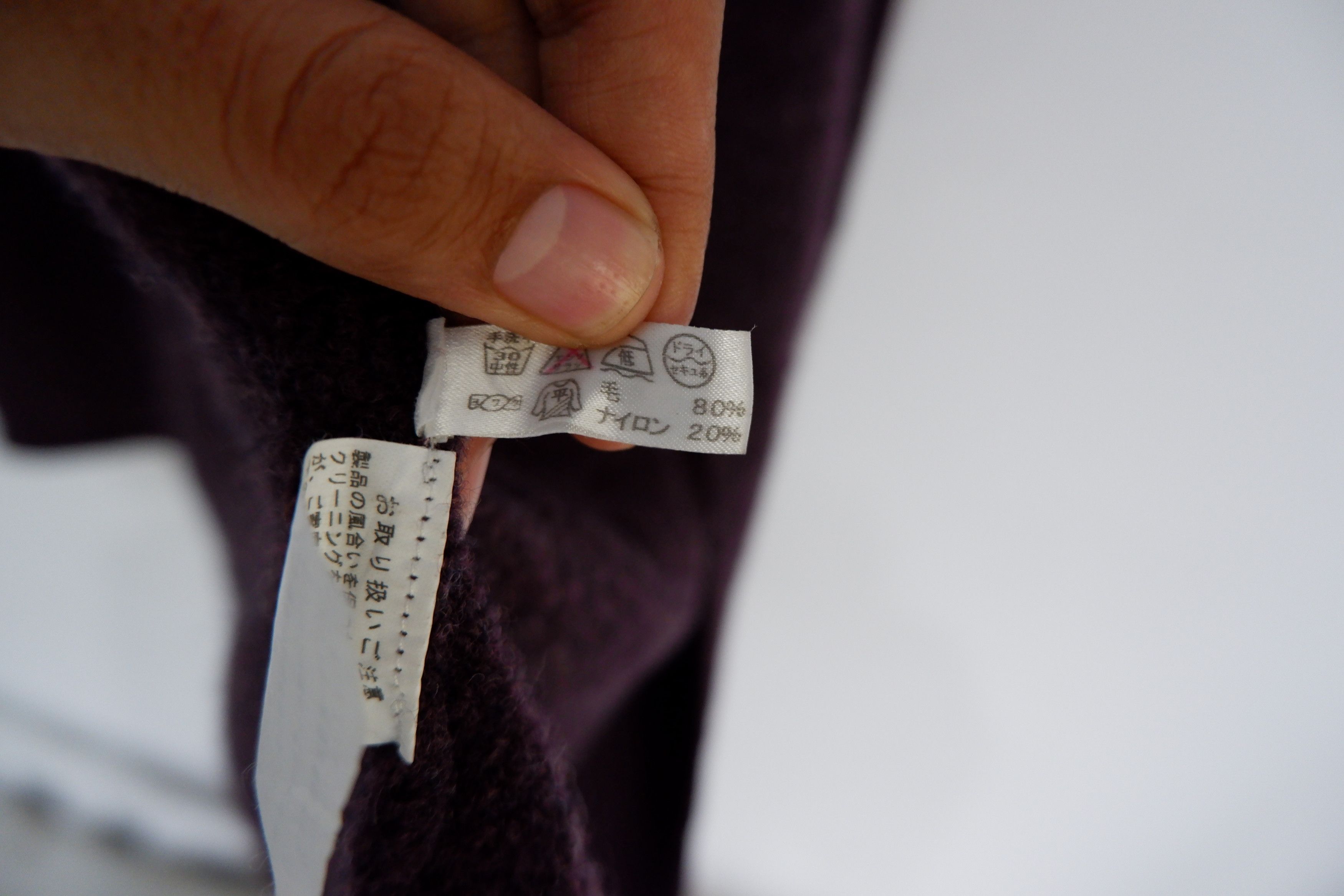 Yohji Yamamoto Y's For Living Wool Robe Coat Knit Size L / US 10 / IT 46 - 6 Thumbnail