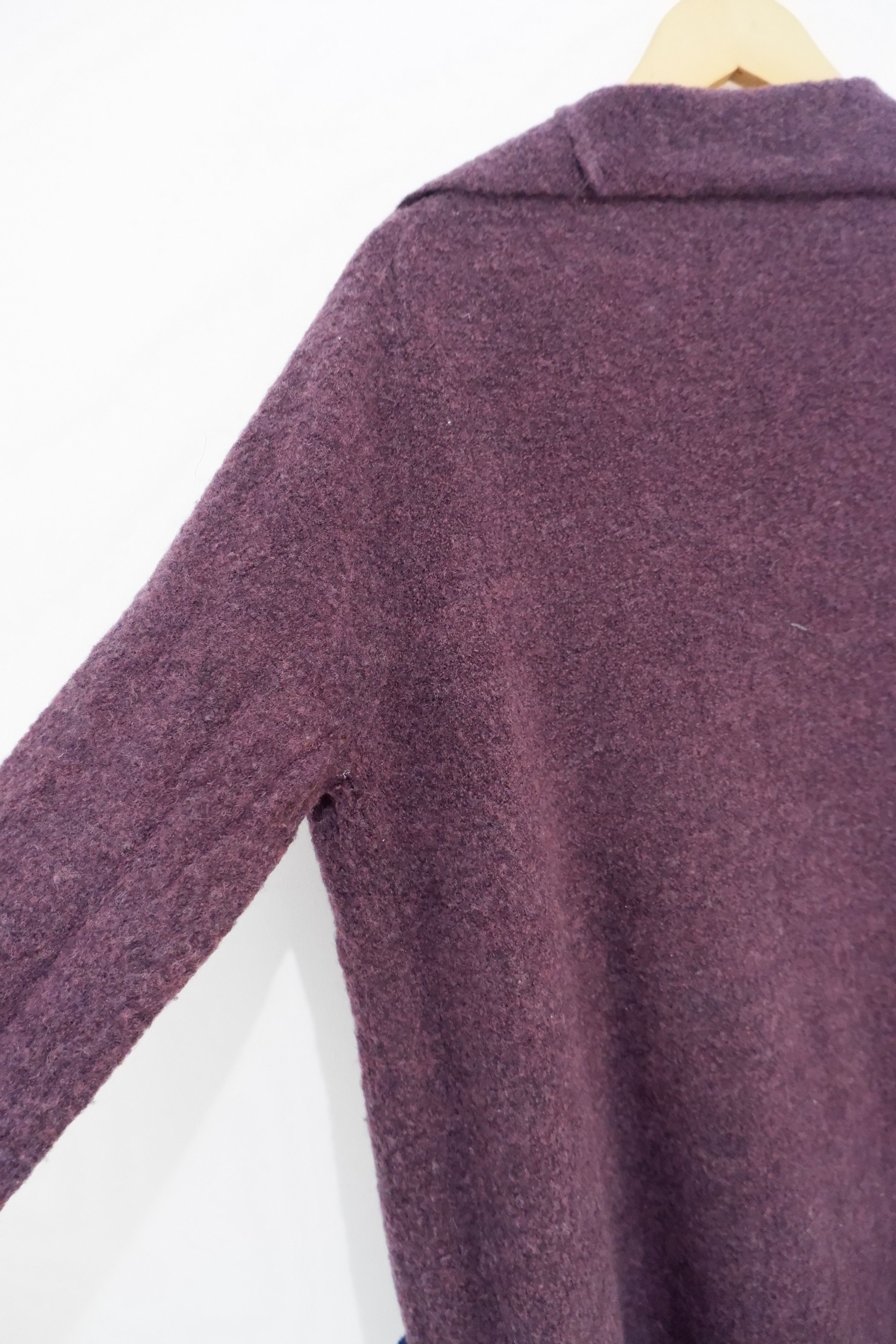 Yohji Yamamoto Y's For Living Wool Robe Coat Knit Size L / US 10 / IT 46 - 10 Thumbnail