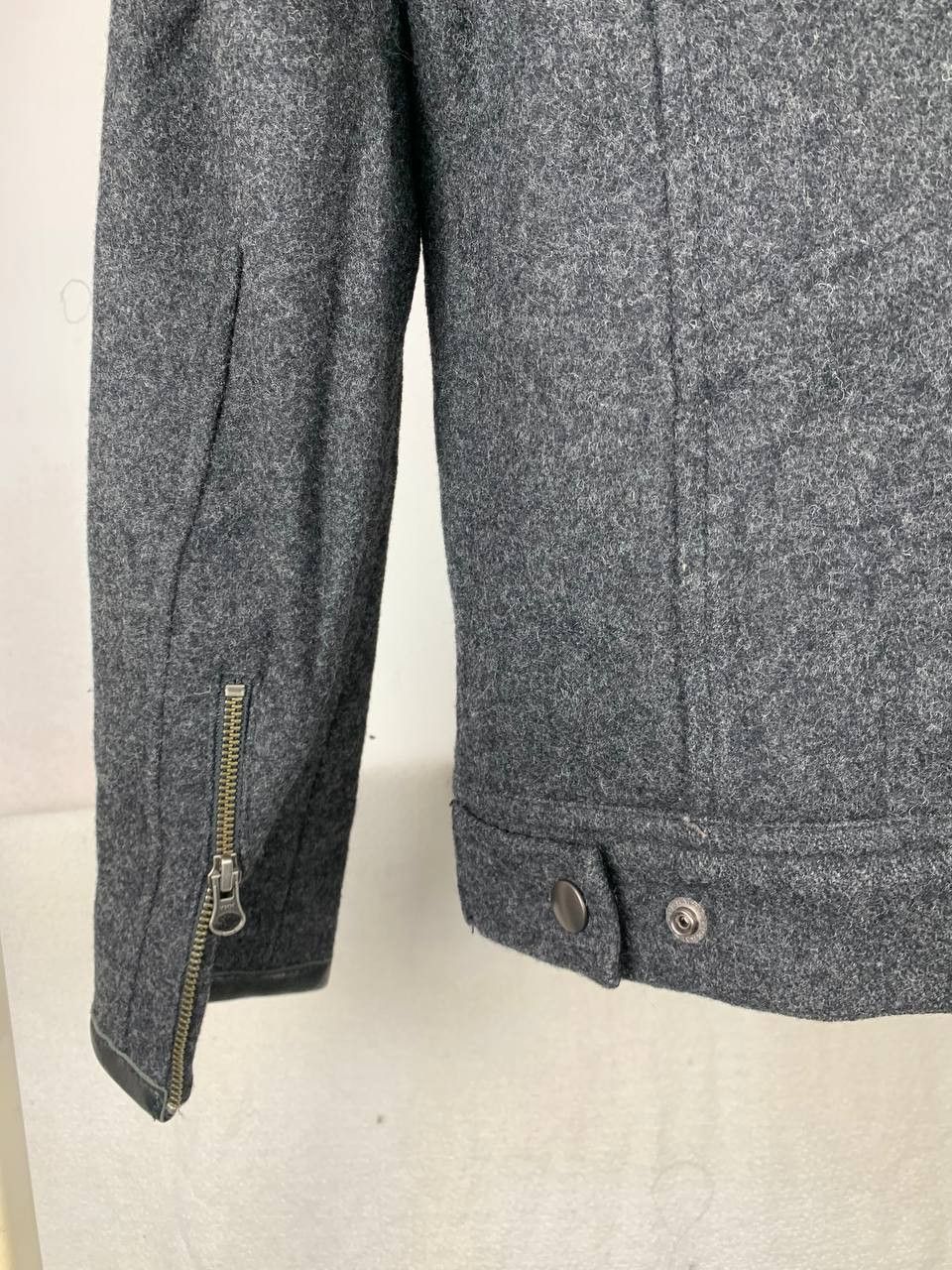 Japanese Brand Rupert Edge Wool Biker Jacket Size US M / EU 48-50 / 2 - 6 Thumbnail