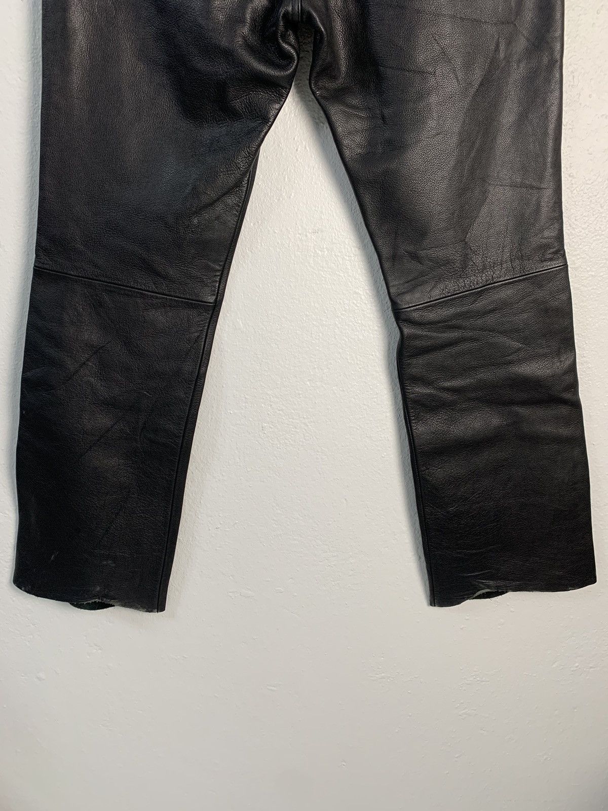 Japanese Brand SRP Spirit Of Motorcycle Leather Riding Gear Pants Size US 34 / EU 50 - 5 Thumbnail