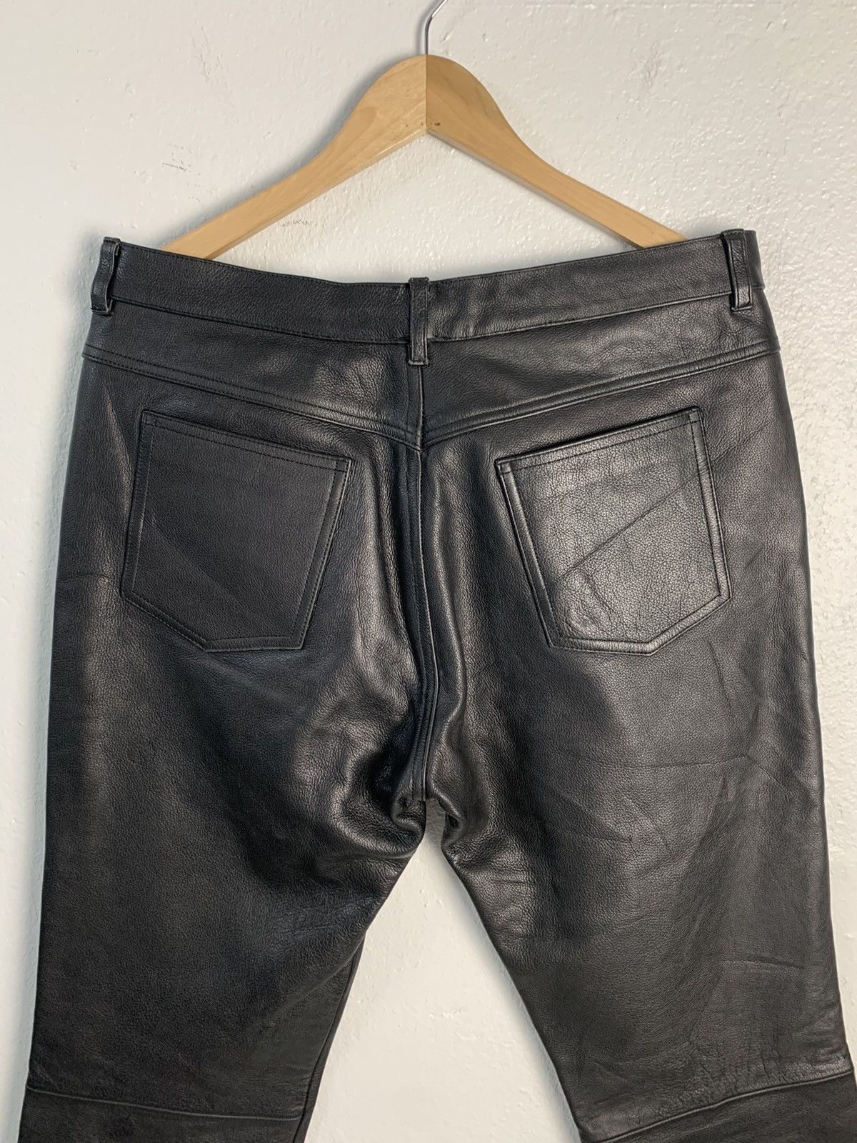 Japanese Brand SRP Spirit Of Motorcycle Leather Riding Gear Pants Size US 34 / EU 50 - 6 Thumbnail