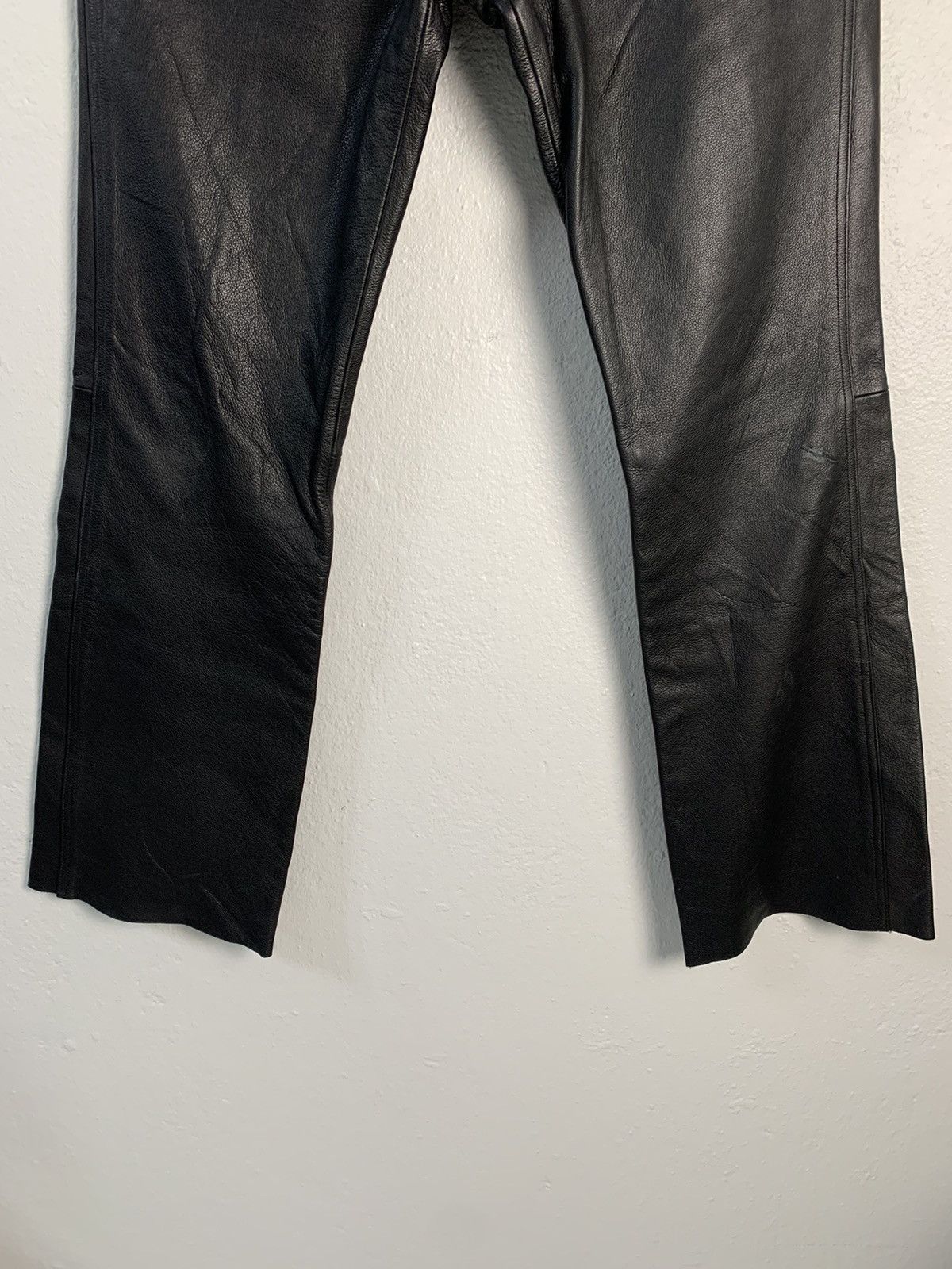 Japanese Brand SRP Spirit Of Motorcycle Leather Riding Gear Pants Size US 34 / EU 50 - 2 Thumbnail