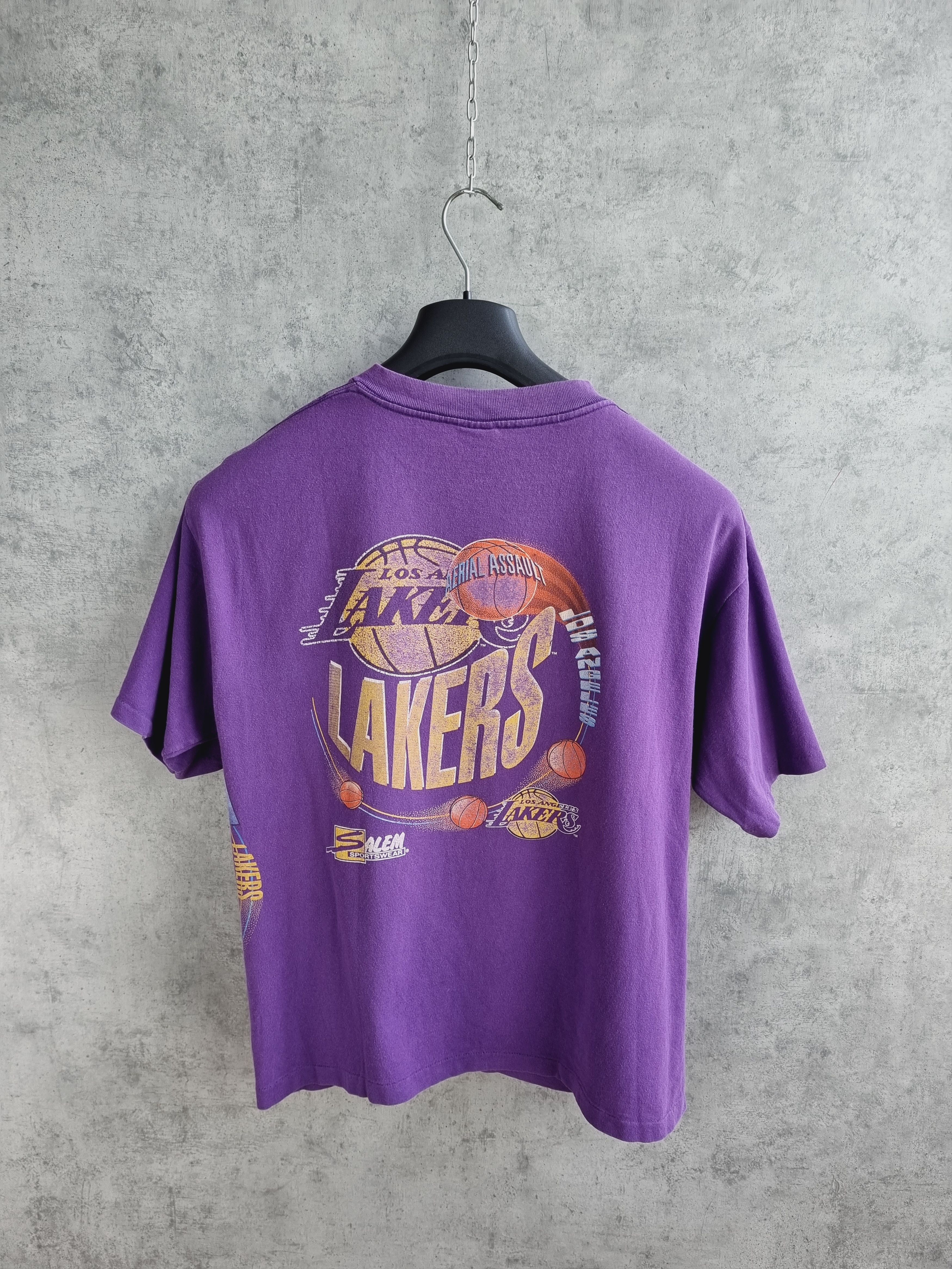 NBA × Salem Sportswear 92s single stitch Salem Lakers Los Angeles NBA Tee Shirt Size US M / EU 48-50 / 2 - 2 Thumbnail
