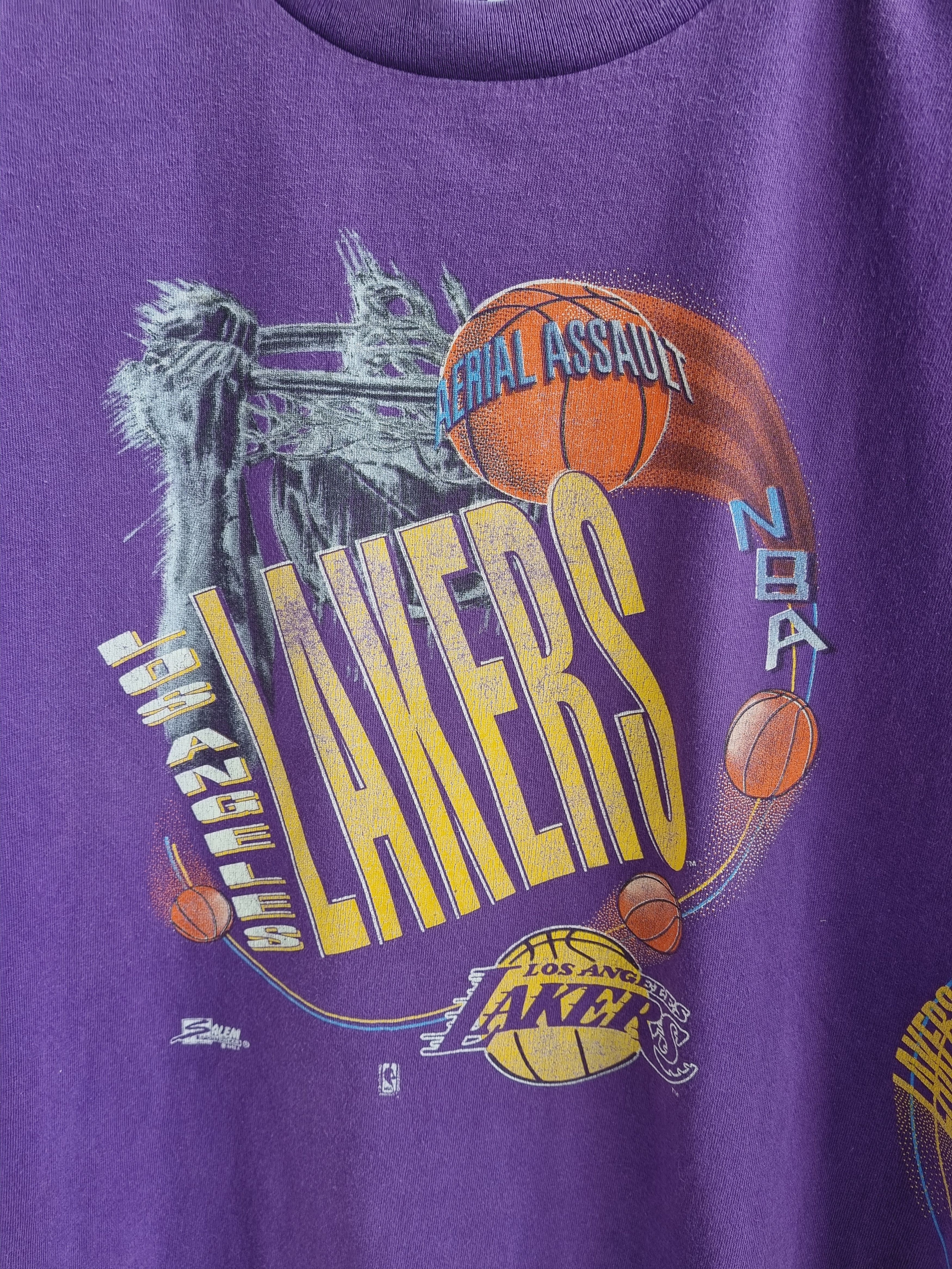 NBA × Salem Sportswear 92s single stitch Salem Lakers Los Angeles NBA Tee Shirt Size US M / EU 48-50 / 2 - 9 Thumbnail