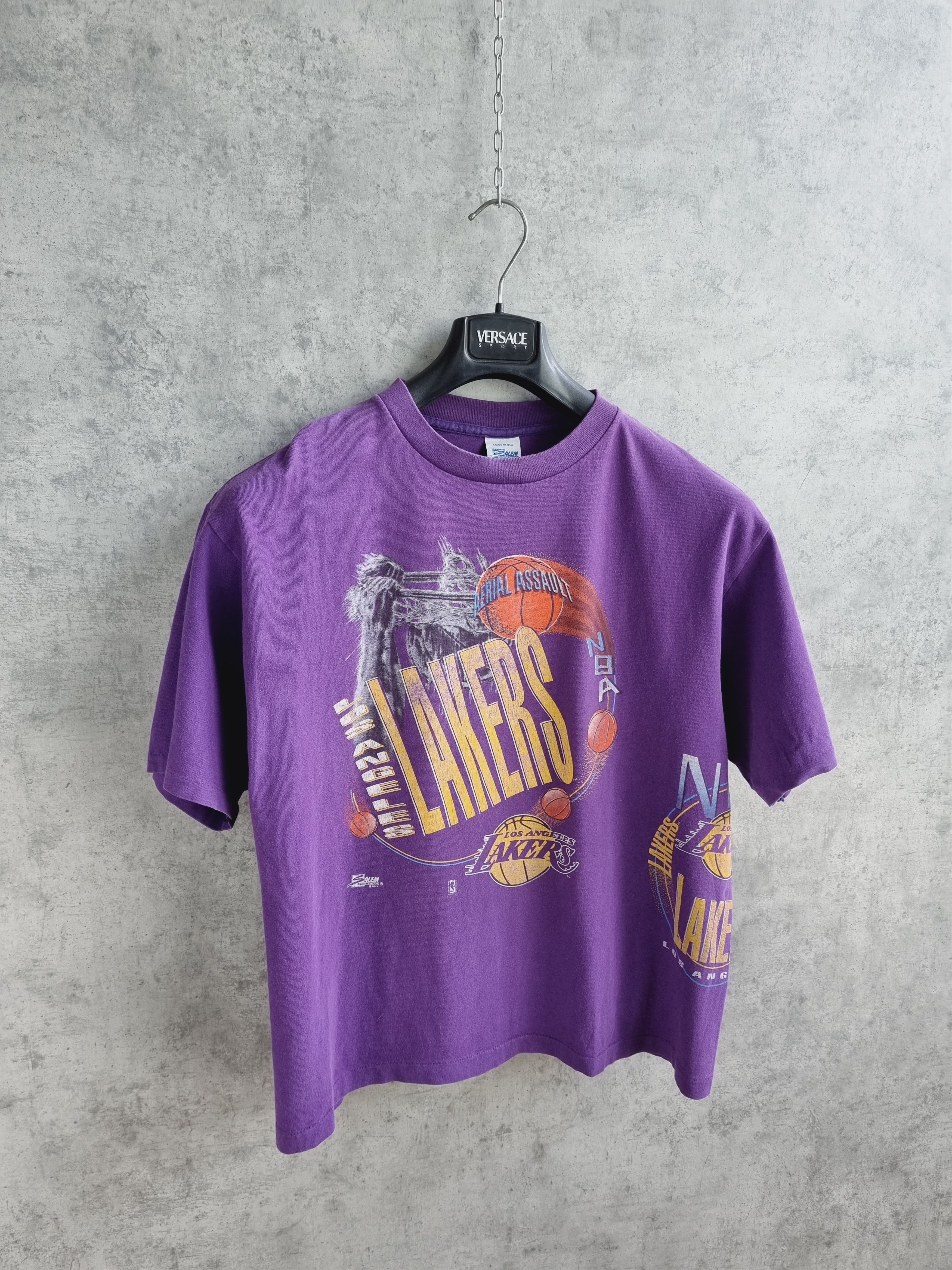 NBA × Salem Sportswear 92s single stitch Salem Lakers Los Angeles NBA Tee Shirt Size US M / EU 48-50 / 2 - 3 Thumbnail