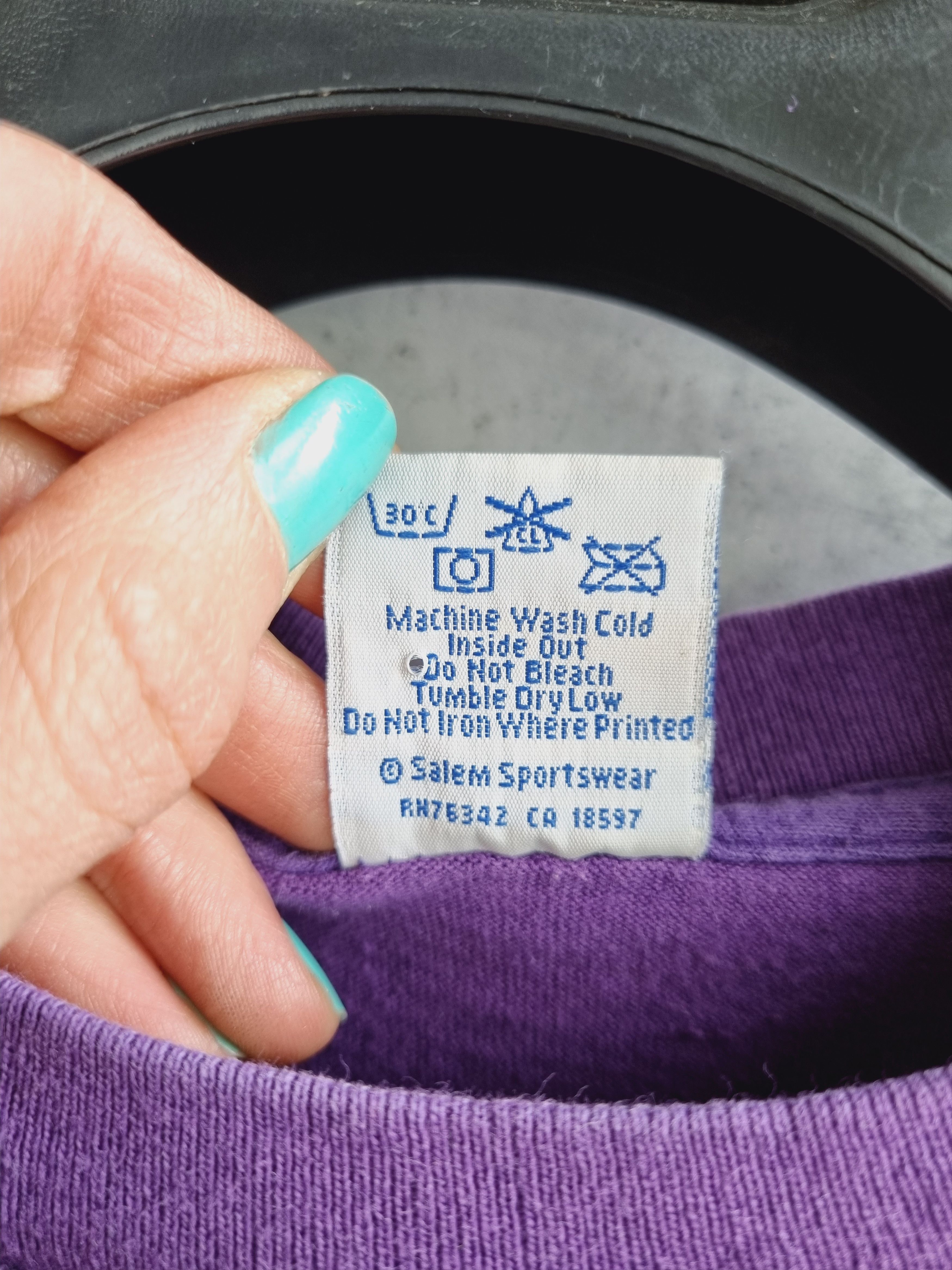 NBA × Salem Sportswear 92s single stitch Salem Lakers Los Angeles NBA Tee Shirt Size US M / EU 48-50 / 2 - 4 Thumbnail