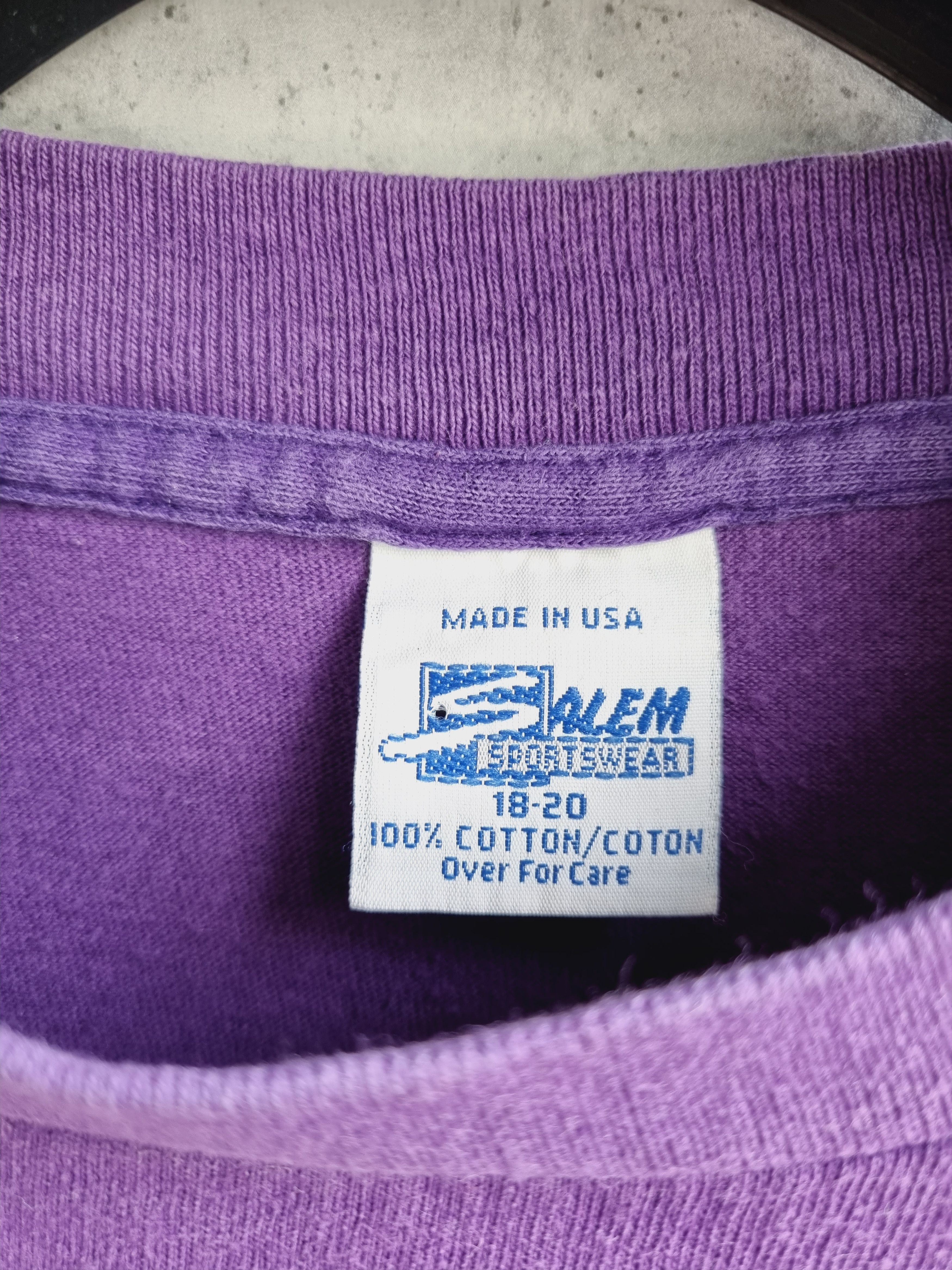 NBA × Salem Sportswear 92s single stitch Salem Lakers Los Angeles NBA Tee Shirt Size US M / EU 48-50 / 2 - 5 Thumbnail