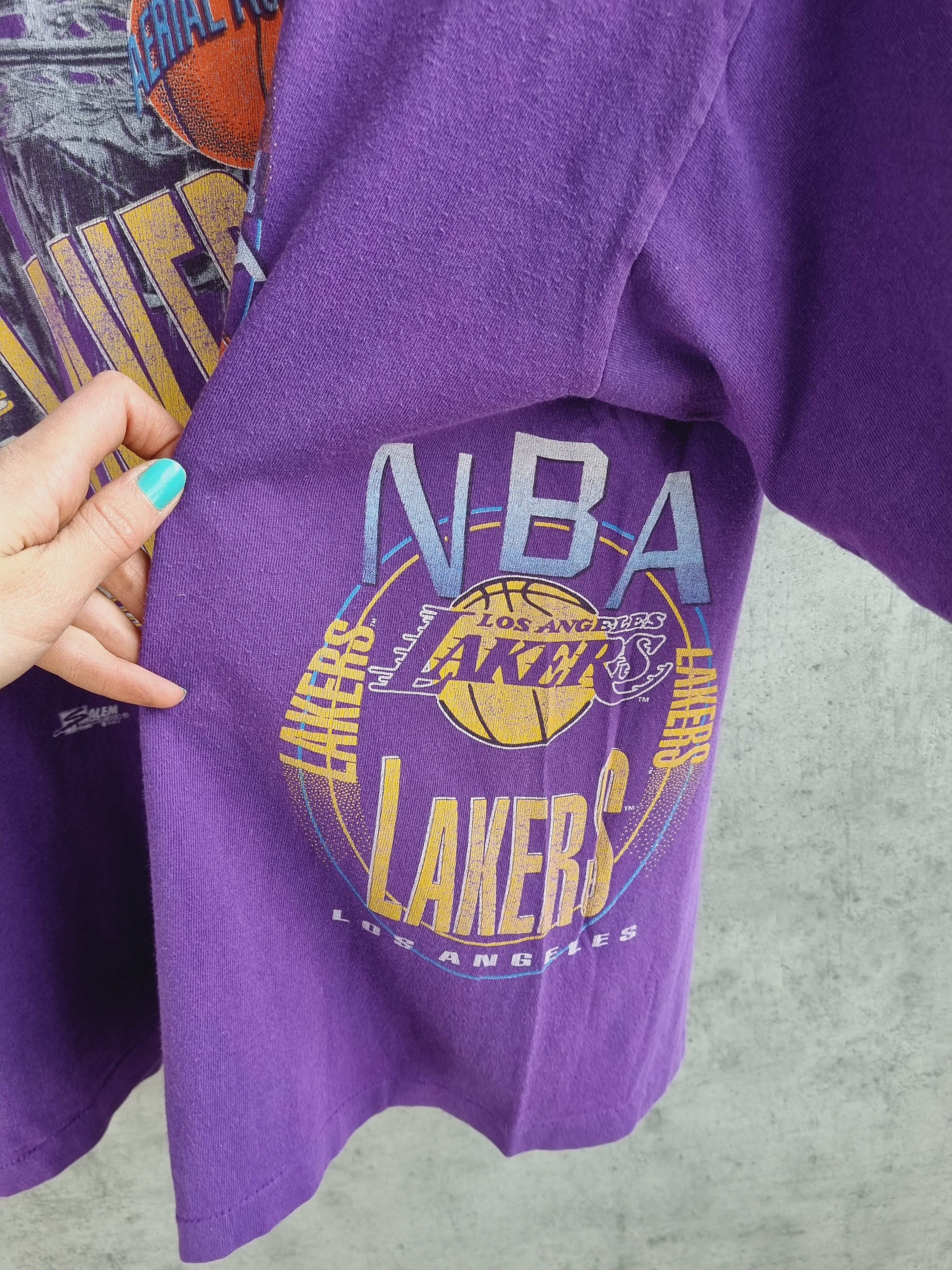 NBA × Salem Sportswear 92s single stitch Salem Lakers Los Angeles NBA Tee Shirt Size US M / EU 48-50 / 2 - 11 Thumbnail
