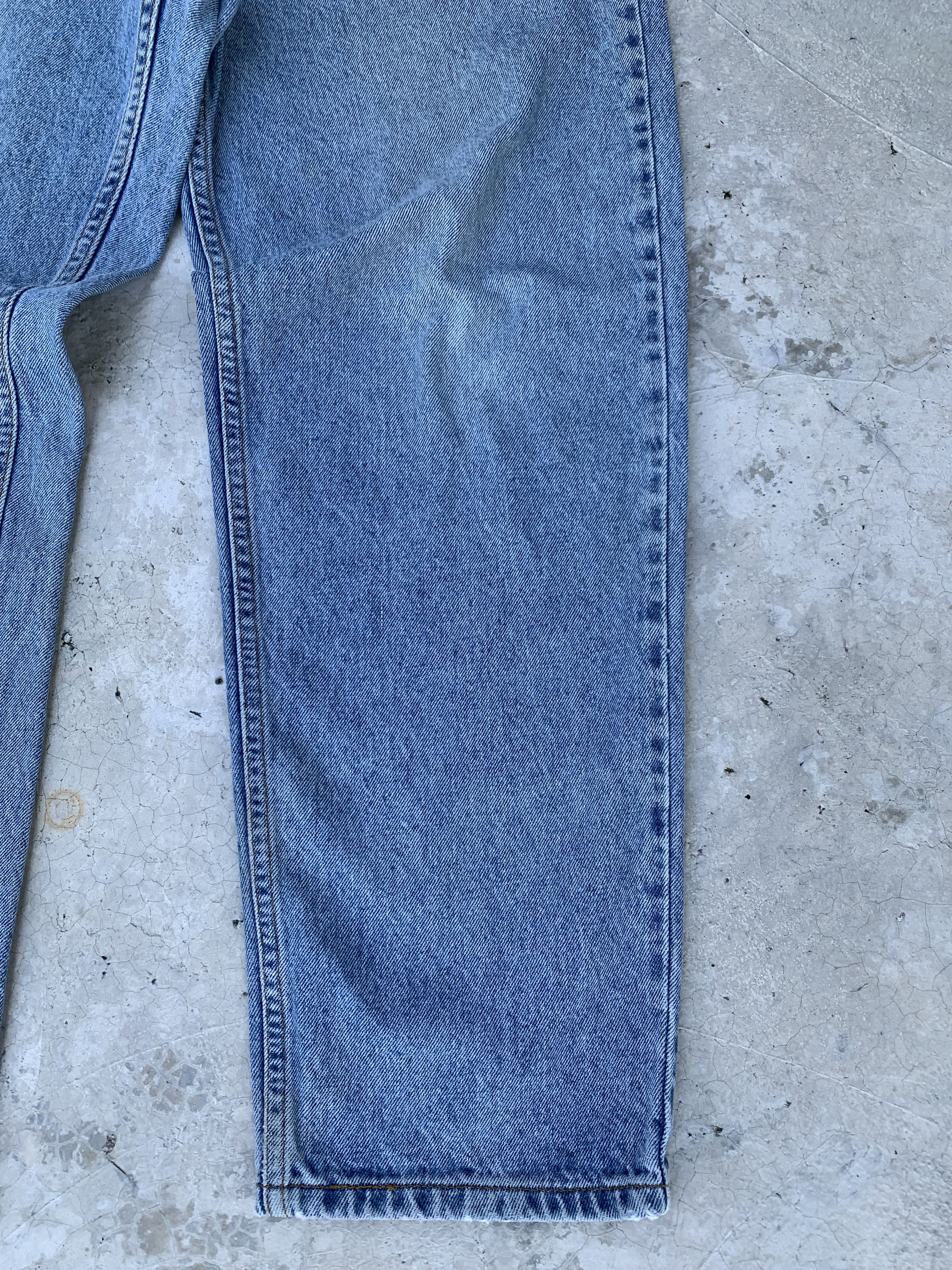 Levi's Vintage Levis 550 Orange Tab Light Washed Denim Jeans Size US 37 - 5 Thumbnail