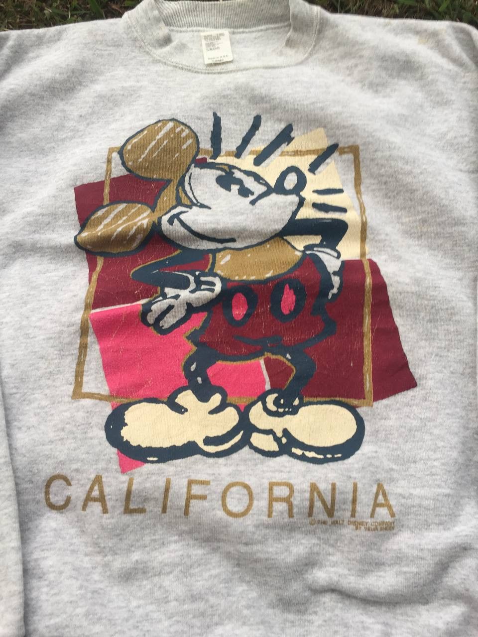 Mickey Mouse Vintage Disney Mickey California graphic sweatshirt Size US M / EU 48-50 / 2 - 3 Thumbnail