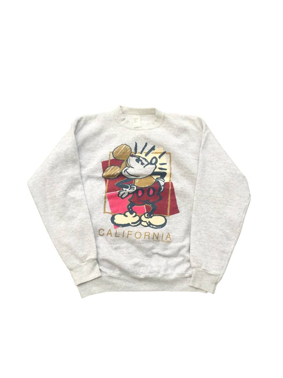 Mickey Mouse Vintage Disney Mickey California graphic sweatshirt Size US M / EU 48-50 / 2 - 1 Thumbnail