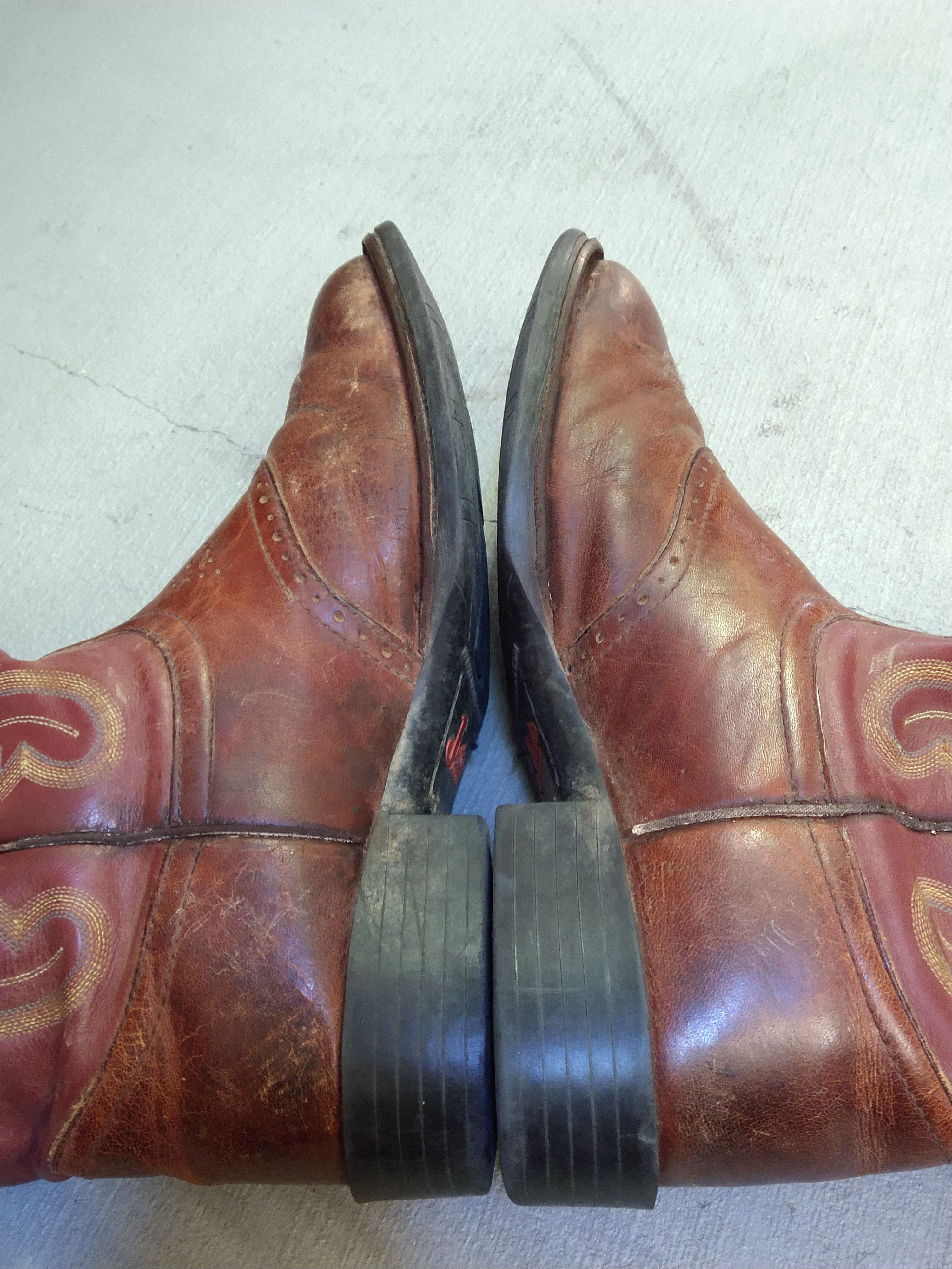 Justin × Vintage Vintage Justin Cowboy Boots Brown Size 9 D Leather Western Size US 9 / EU 42 - 11 Thumbnail