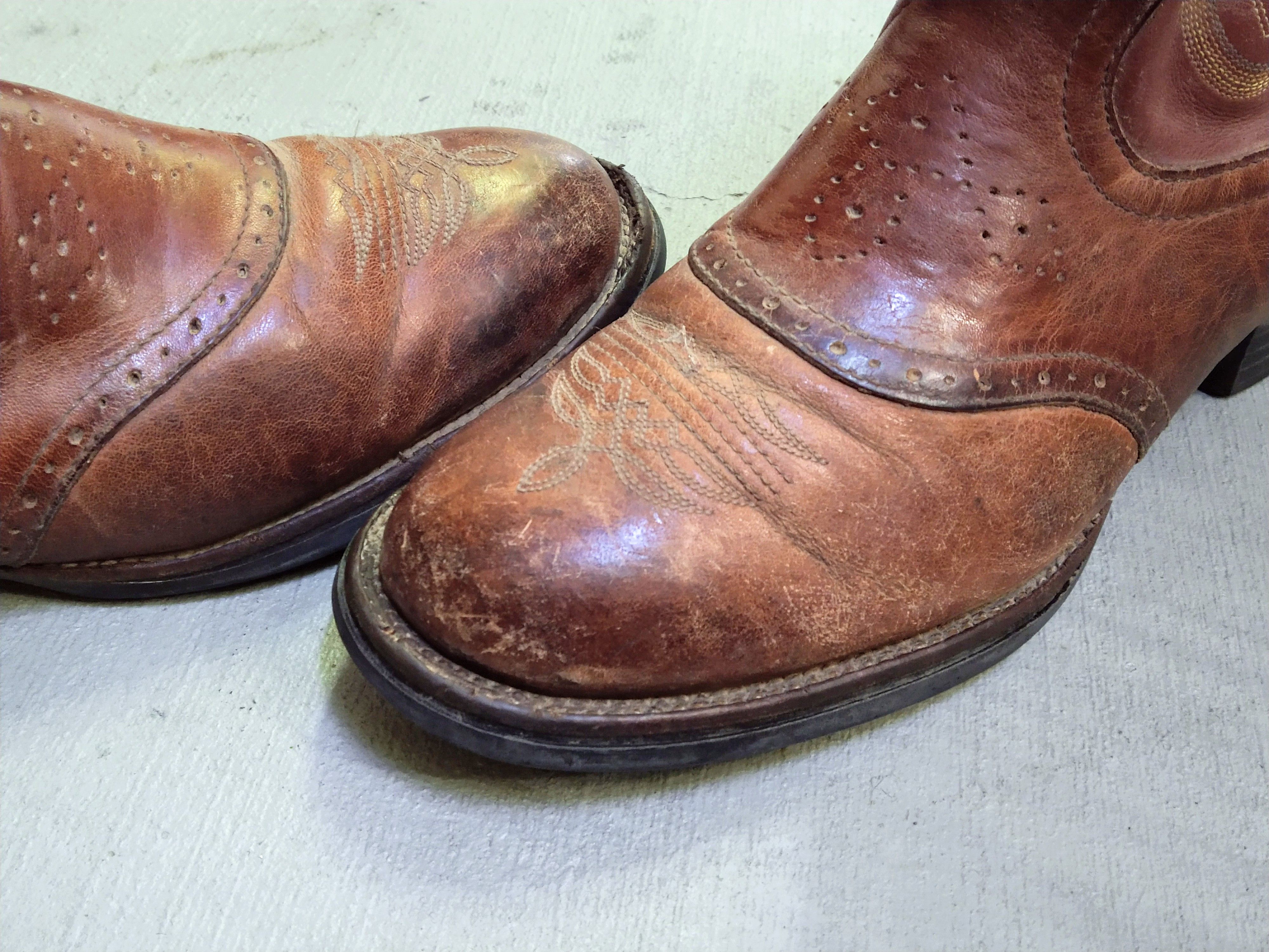 Justin × Vintage Vintage Justin Cowboy Boots Brown Size 9 D Leather Western Size US 9 / EU 42 - 4 Thumbnail