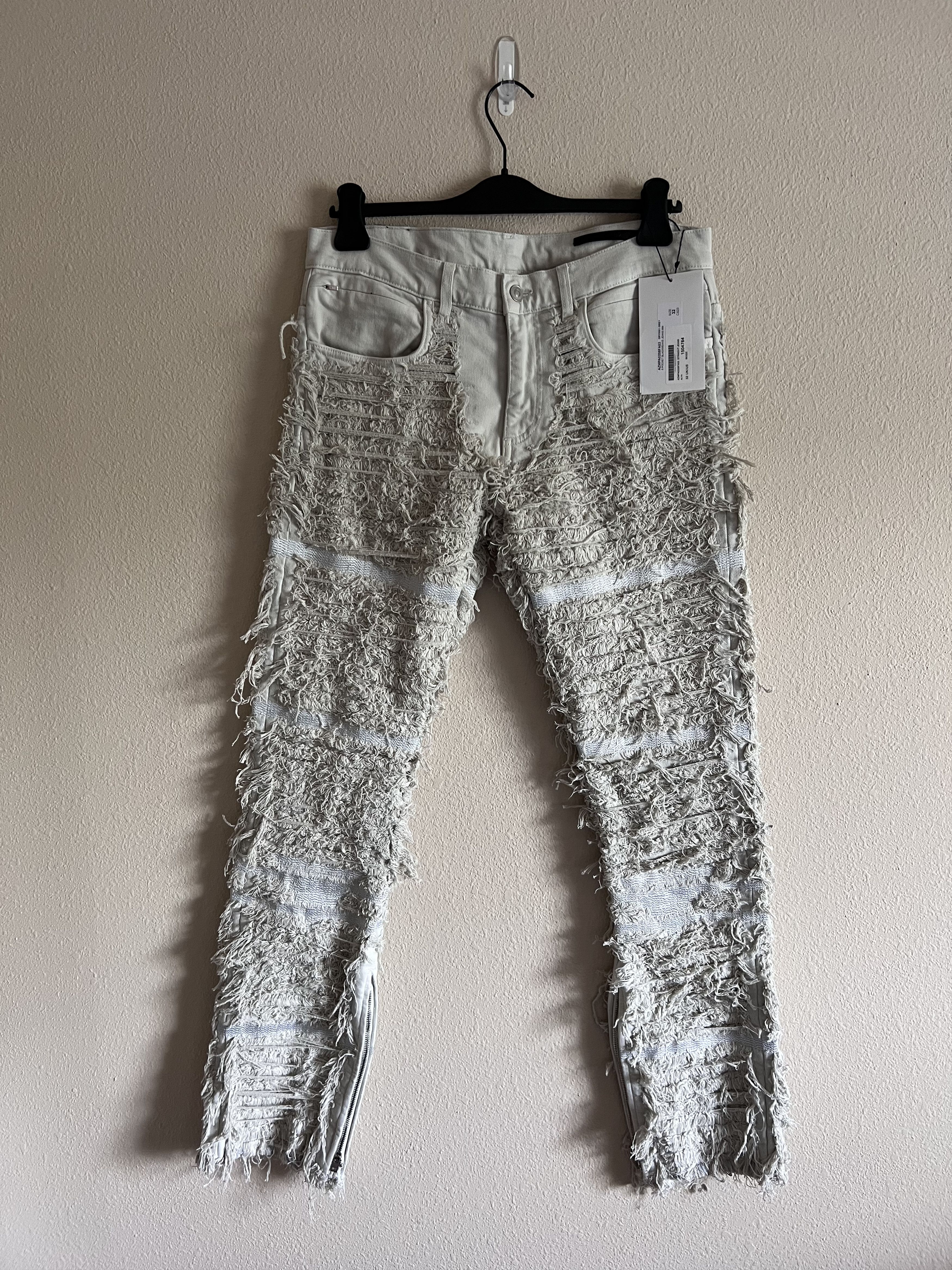 image of 1017 Alyx 9Sm Blackmeans 6 Pocket Denim Jeans In Grey, Men's (Size 32)