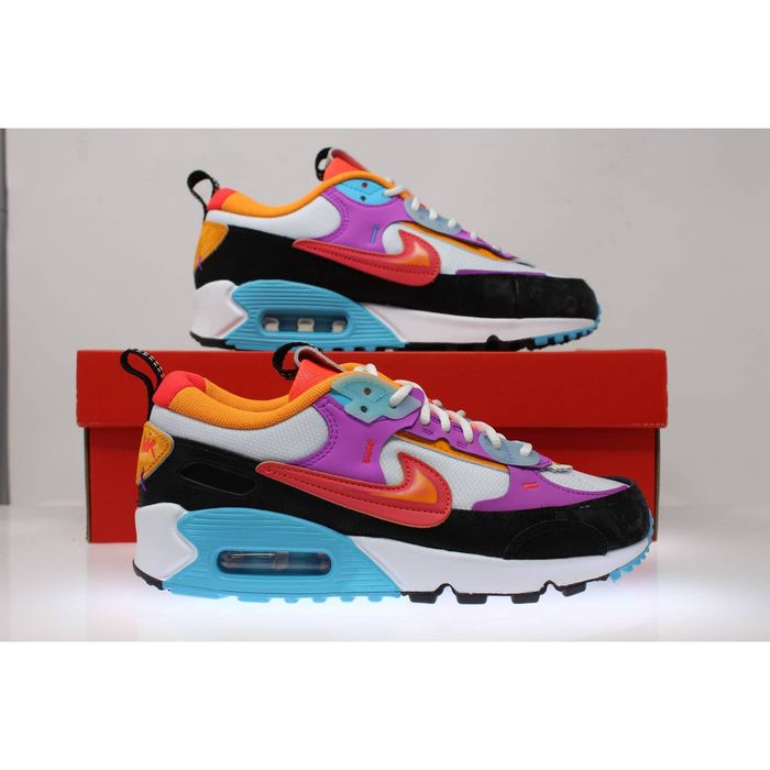 Nike Air Max 90 Futura White Bright Crimson Fd0821-100 