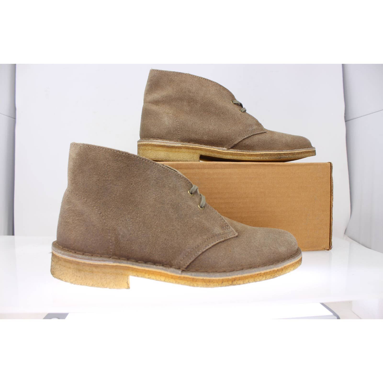 clarks taupe boots