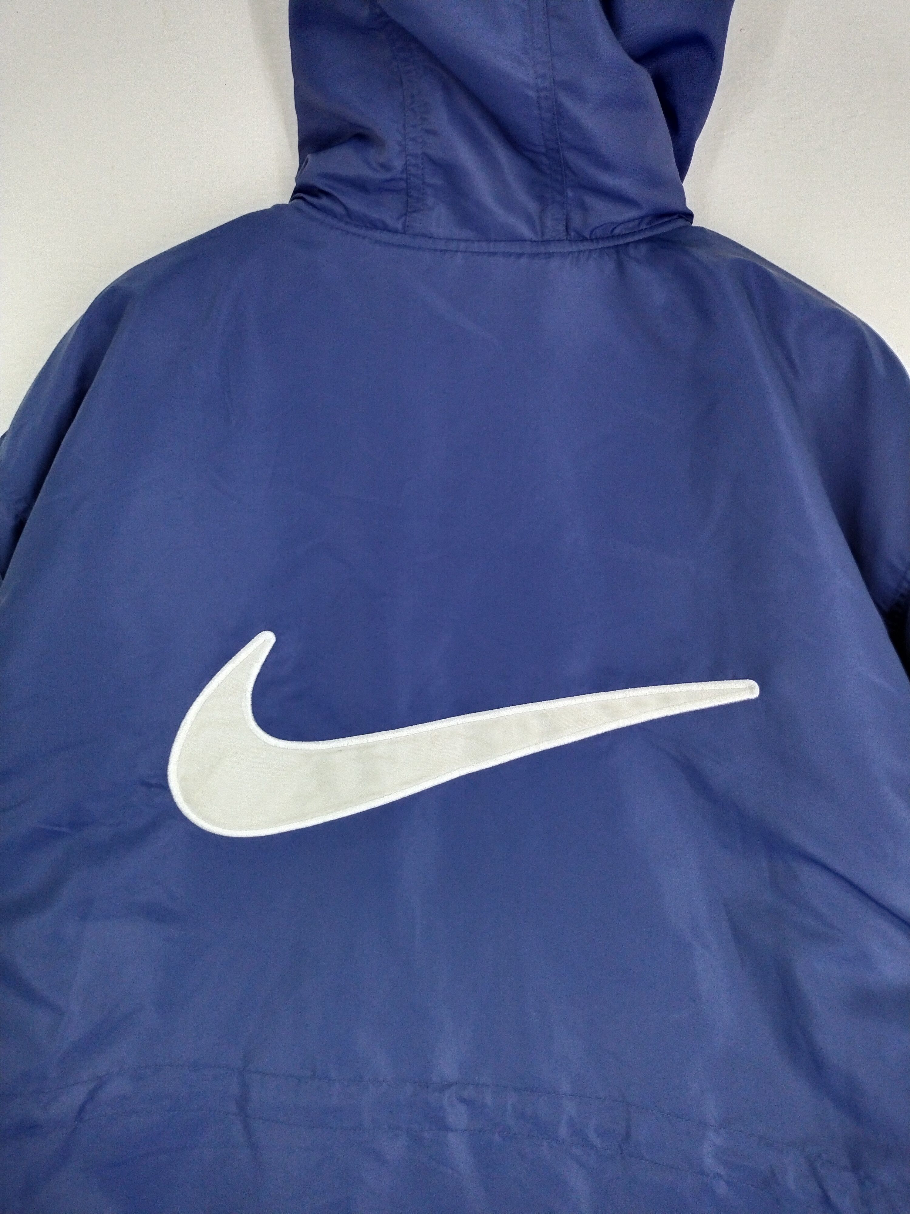 Nike VINTAGE 90s NIKE BIG SWOOSH WINTER RAINCOAT JACKET Size US L / EU 52-54 / 3 - 2 Thumbnail