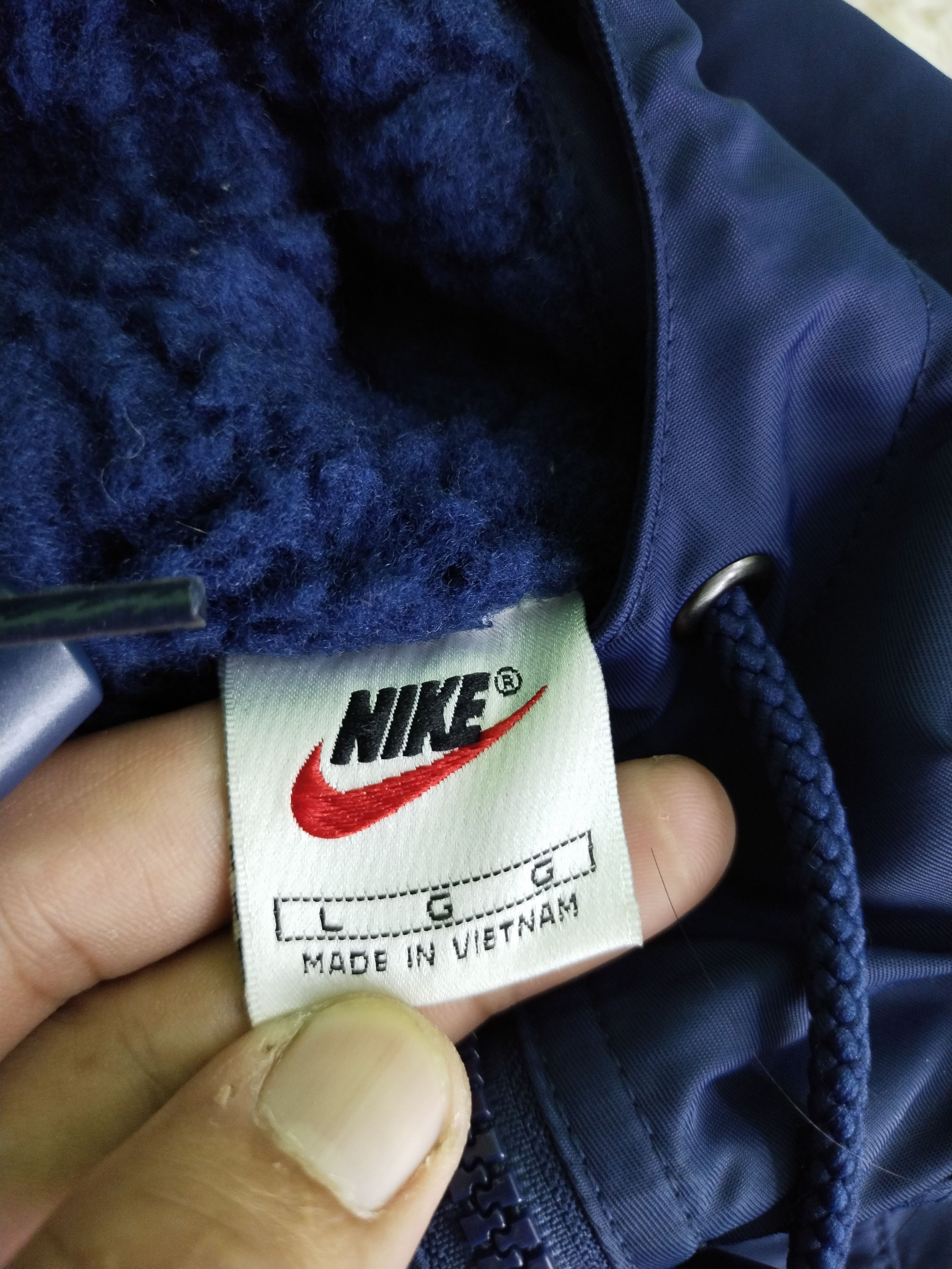 Nike VINTAGE 90s NIKE BIG SWOOSH WINTER RAINCOAT JACKET Size US L / EU 52-54 / 3 - 10 Thumbnail