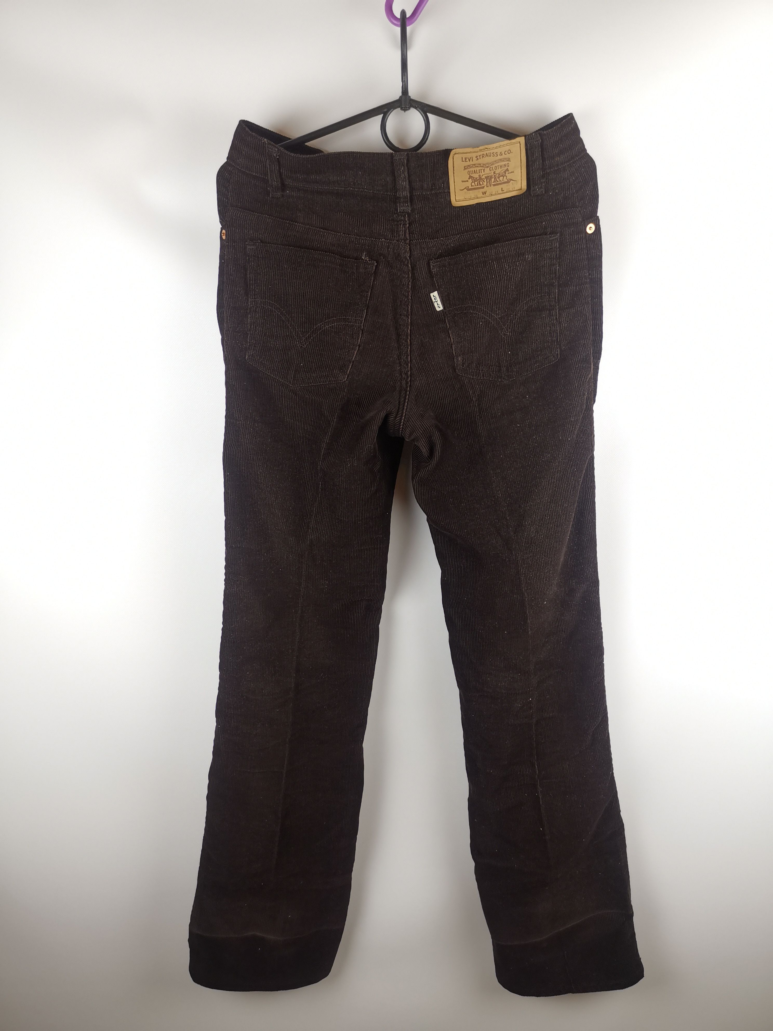Levi's Levi's 731 vintage 80s rare corduroy brown pants made in UK Size US 30 / EU 46 - 4 Thumbnail