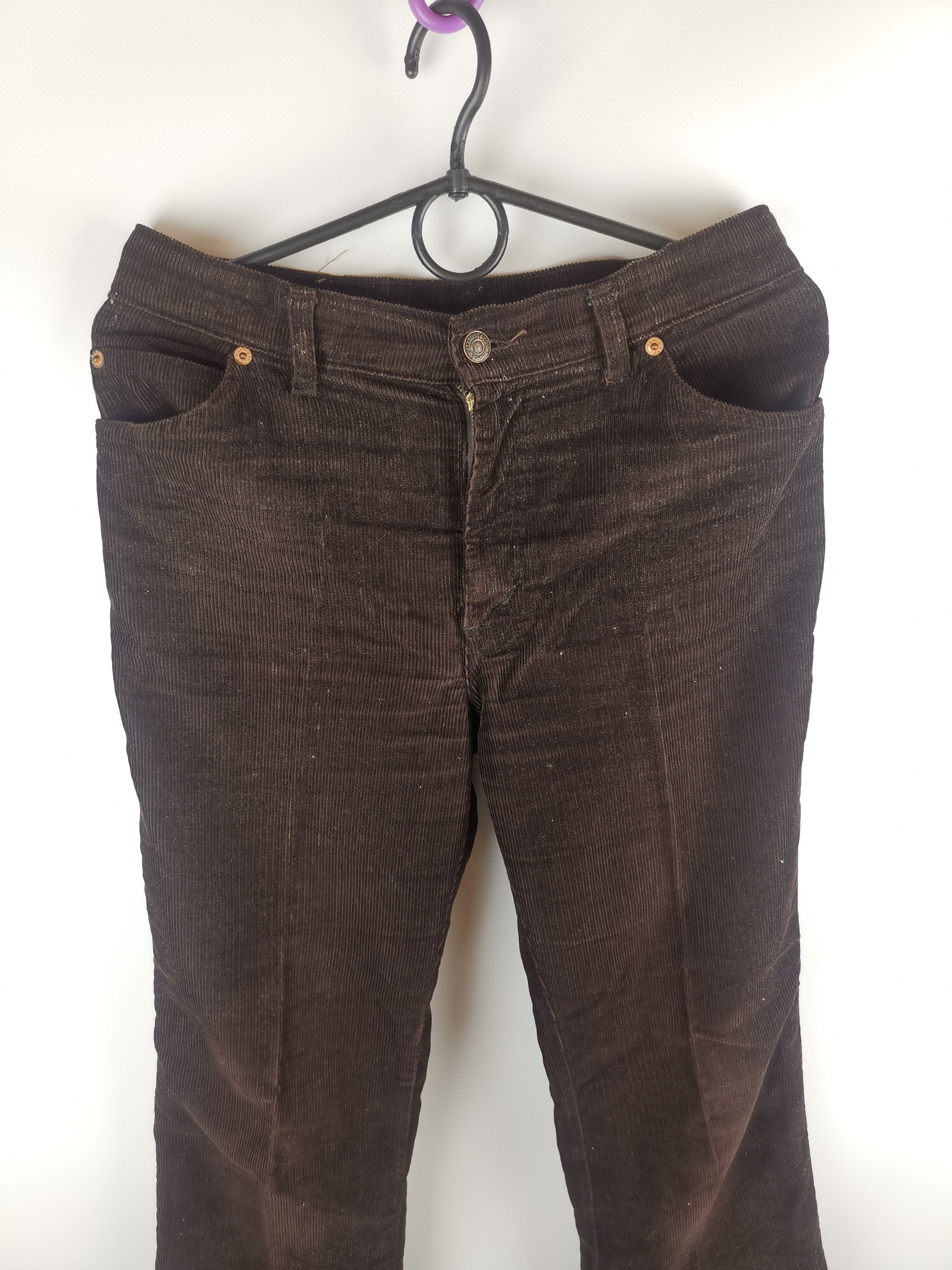 Levi's Levi's 731 vintage 80s rare corduroy brown pants made in UK Size US 30 / EU 46 - 5 Thumbnail