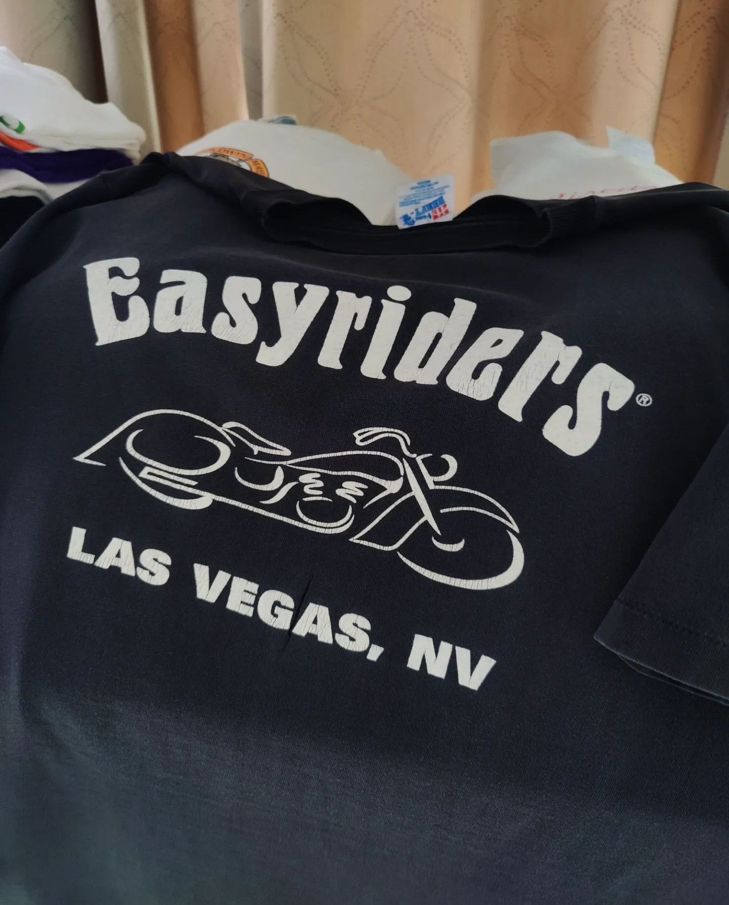 Hanes × Harley Davidson × Vintage vtg90s - GhostRider, EasyRiders, LAS VEGAS, NV Size US M / EU 48-50 / 2 - 4 Thumbnail