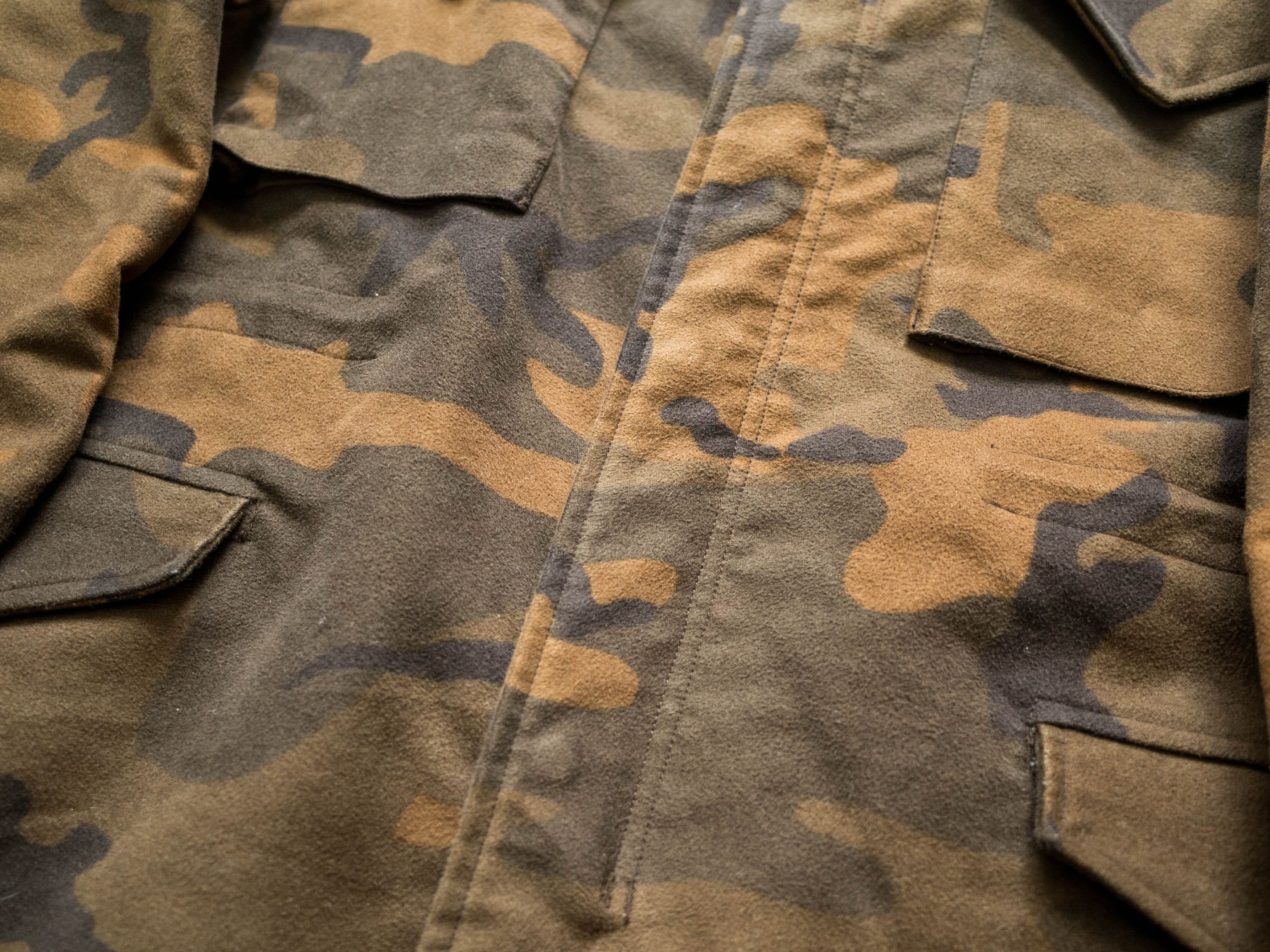 Supreme Heavy Waterproof Moleskin Camo M65 Jacket Bomber | Grailed