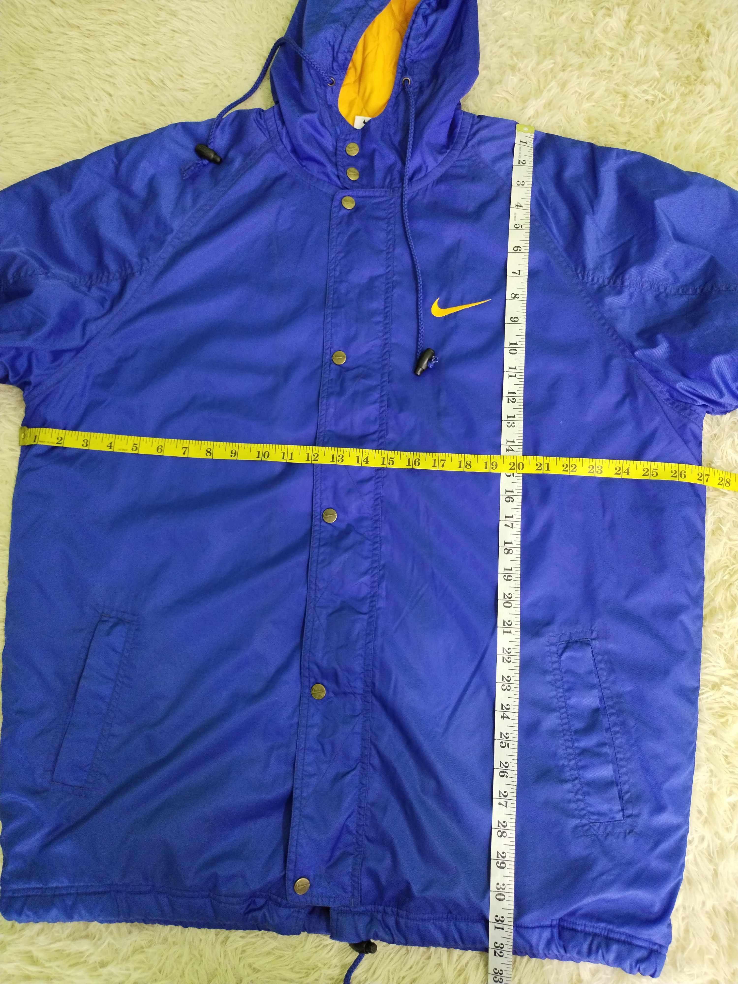 Nike VINTAGE 90s NIKE BIG SWOOSH WINTER RAINCOAT JACKET Size US M / EU 48-50 / 2 - 14 Thumbnail