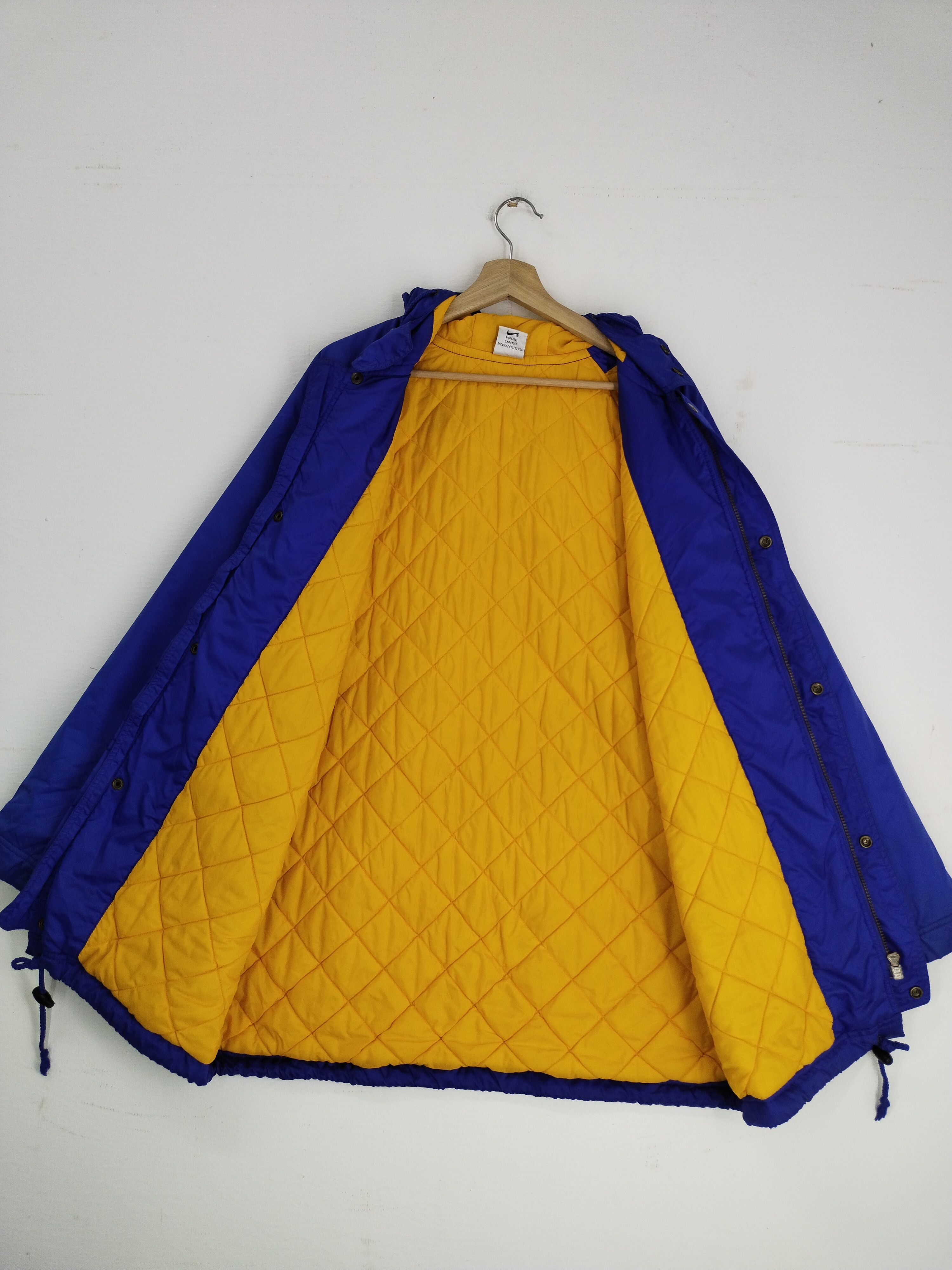 Nike VINTAGE 90s NIKE BIG SWOOSH WINTER RAINCOAT JACKET Size US M / EU 48-50 / 2 - 9 Thumbnail