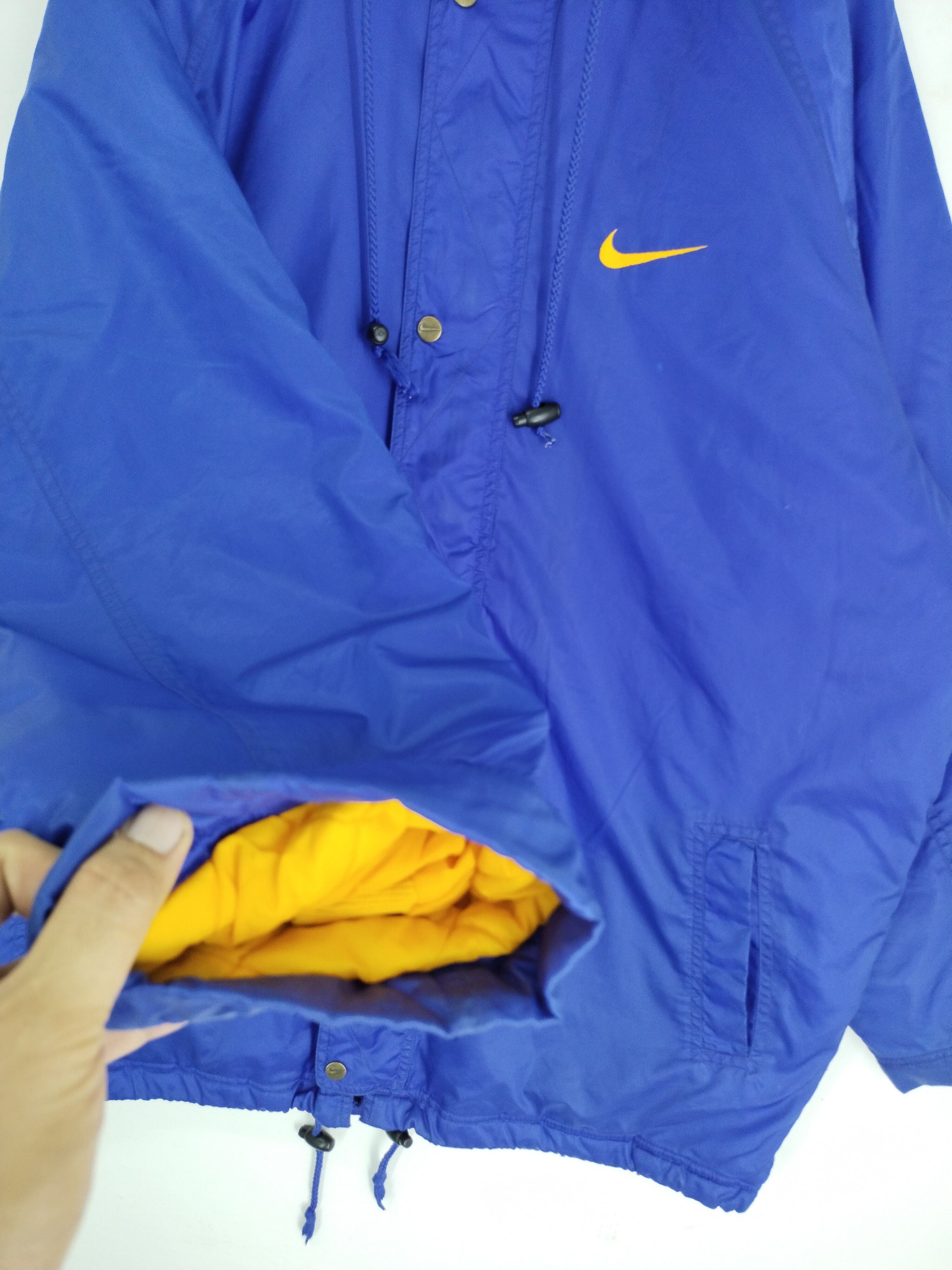 Nike VINTAGE 90s NIKE BIG SWOOSH WINTER RAINCOAT JACKET Size US M / EU 48-50 / 2 - 5 Thumbnail