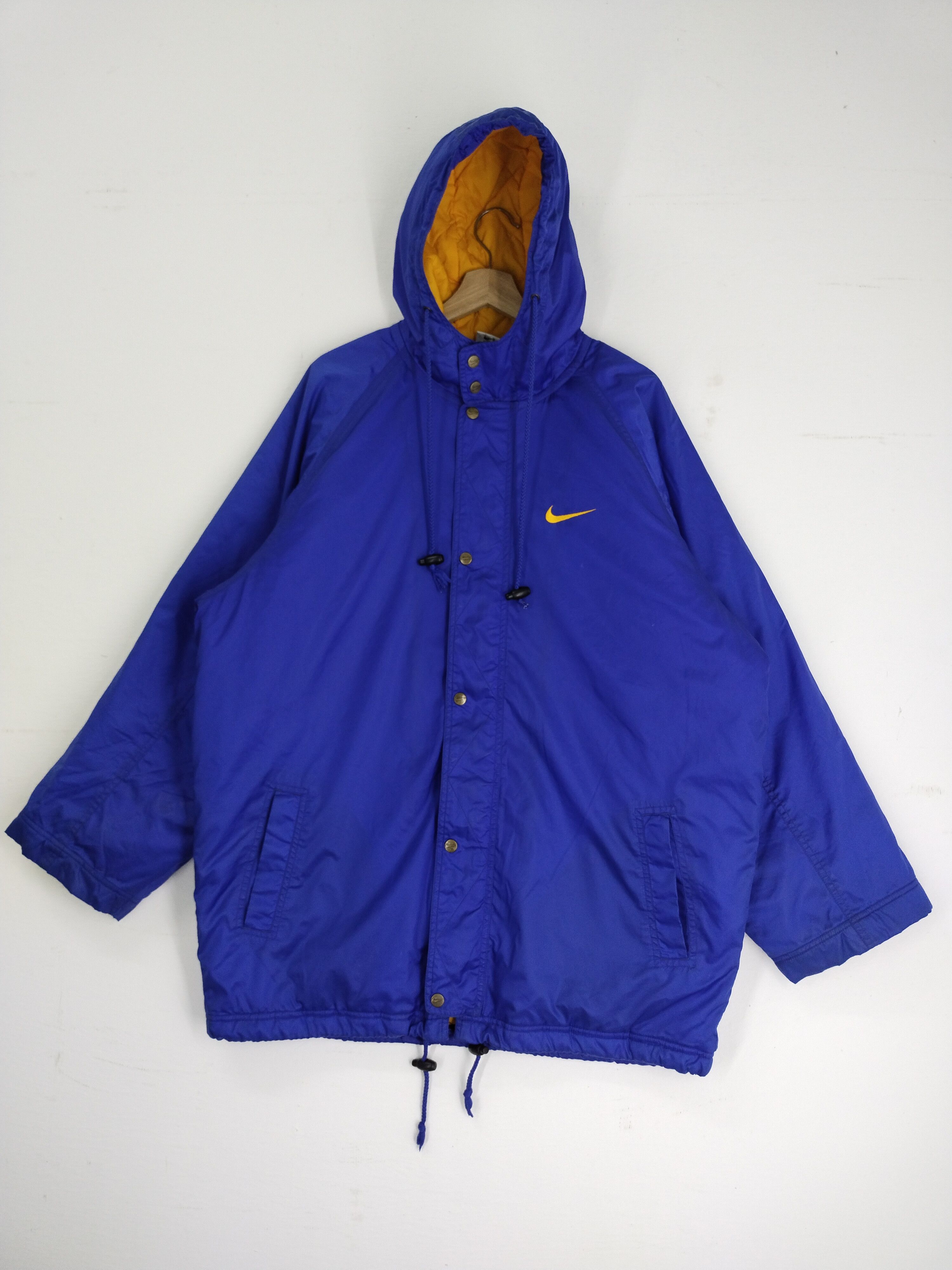 Nike VINTAGE 90s NIKE BIG SWOOSH WINTER RAINCOAT JACKET Size US M / EU 48-50 / 2 - 3 Thumbnail