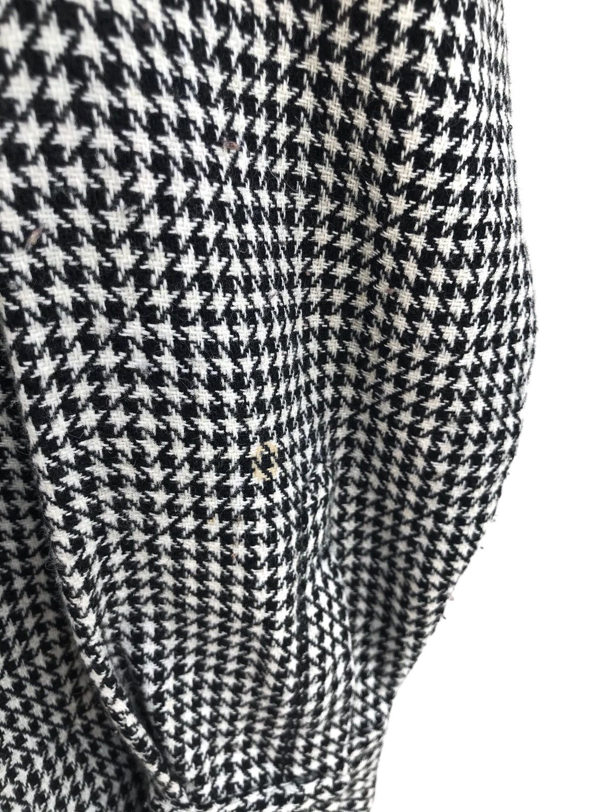 Japanese Brand Made In Japan LS Houndstooth Wool Button Down Shirts Size US L / EU 52-54 / 3 - 3 Thumbnail