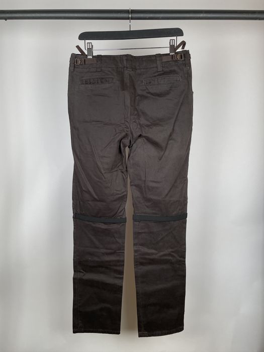 Helmut Lang Helmut Lang AW00 Moleskin Bondage Pants | Grailed