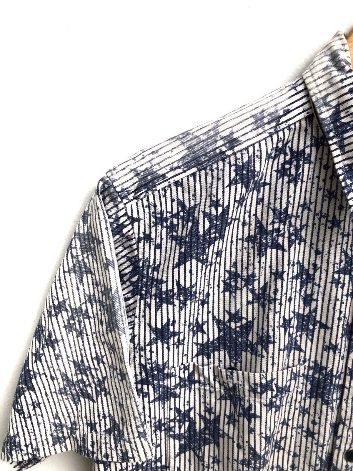 Japanese Brand Japanese Brand Ground Future Natural Star Print Shirts Size US S / EU 44-46 / 1 - 4 Thumbnail