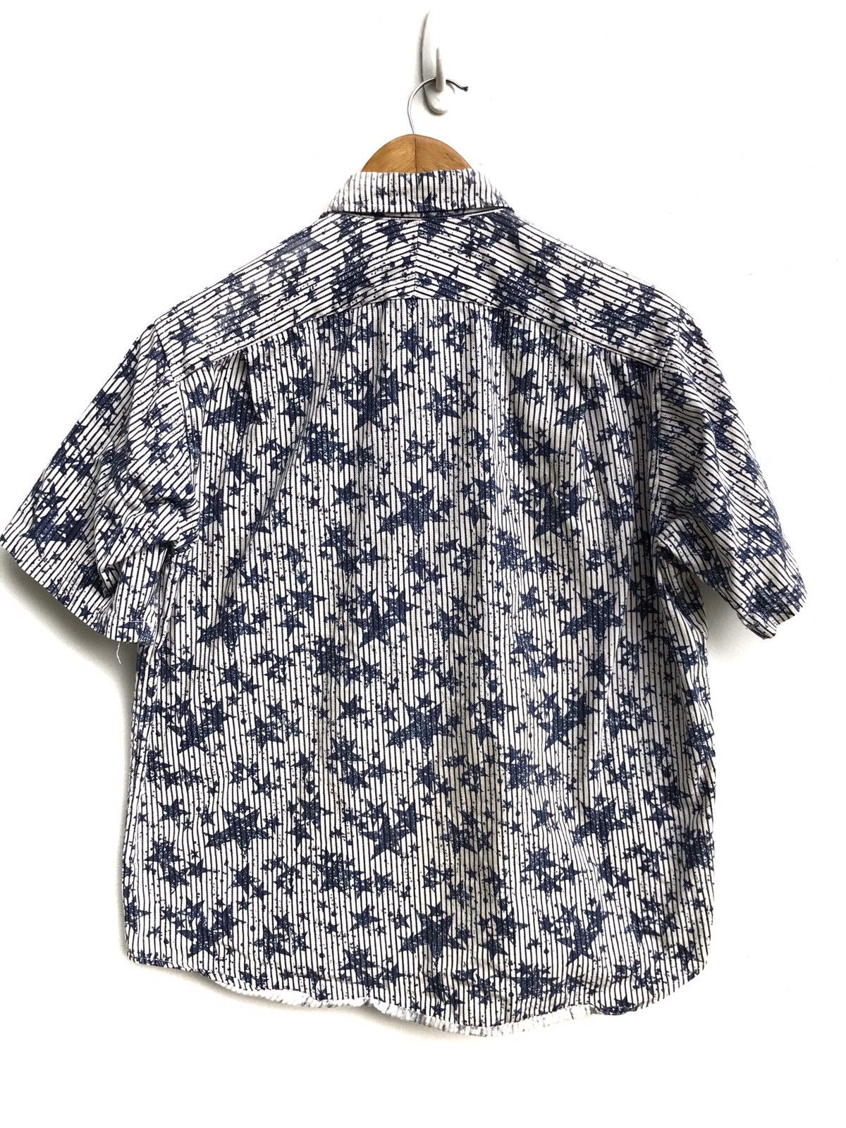 Japanese Brand Japanese Brand Ground Future Natural Star Print Shirts Size US S / EU 44-46 / 1 - 3 Thumbnail