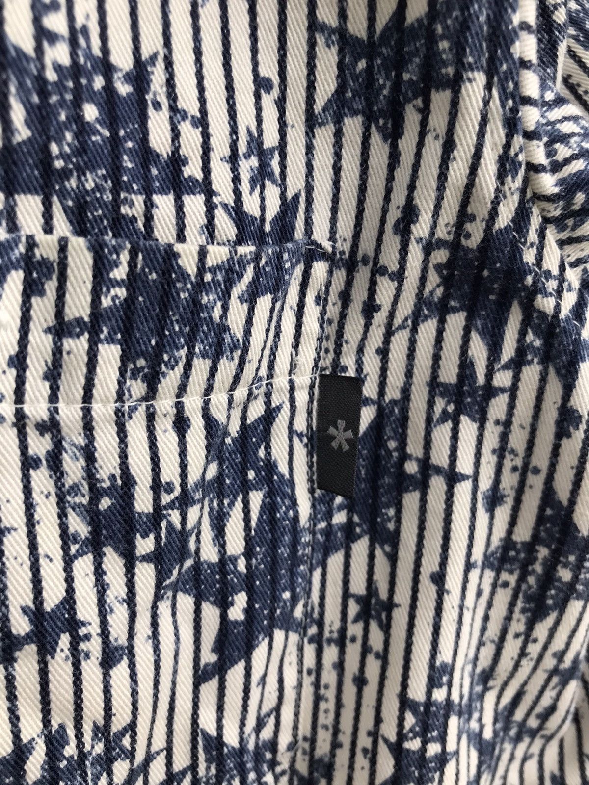 Japanese Brand Japanese Brand Ground Future Natural Star Print Shirts Size US S / EU 44-46 / 1 - 6 Thumbnail