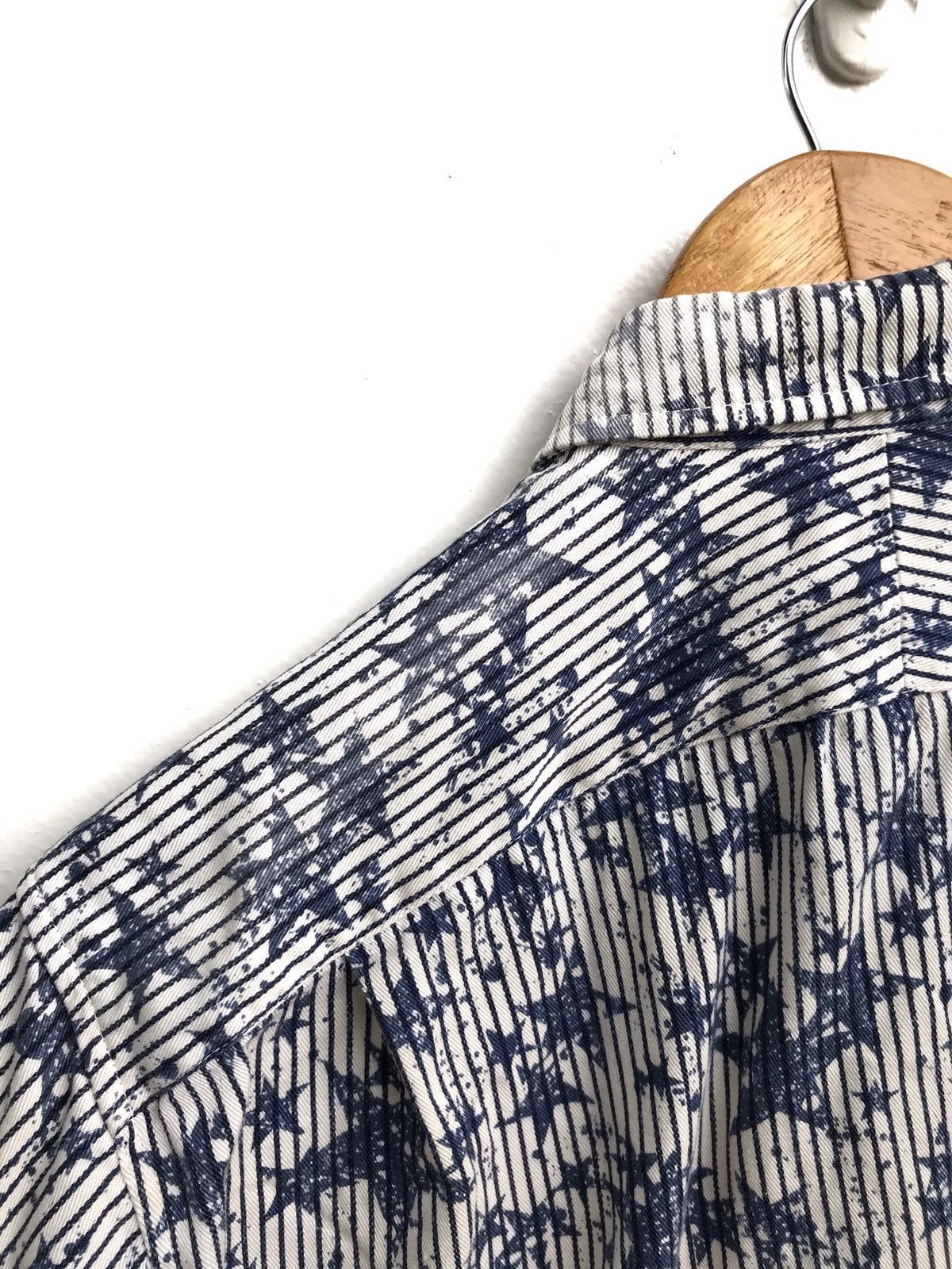 Japanese Brand Japanese Brand Ground Future Natural Star Print Shirts Size US S / EU 44-46 / 1 - 5 Thumbnail