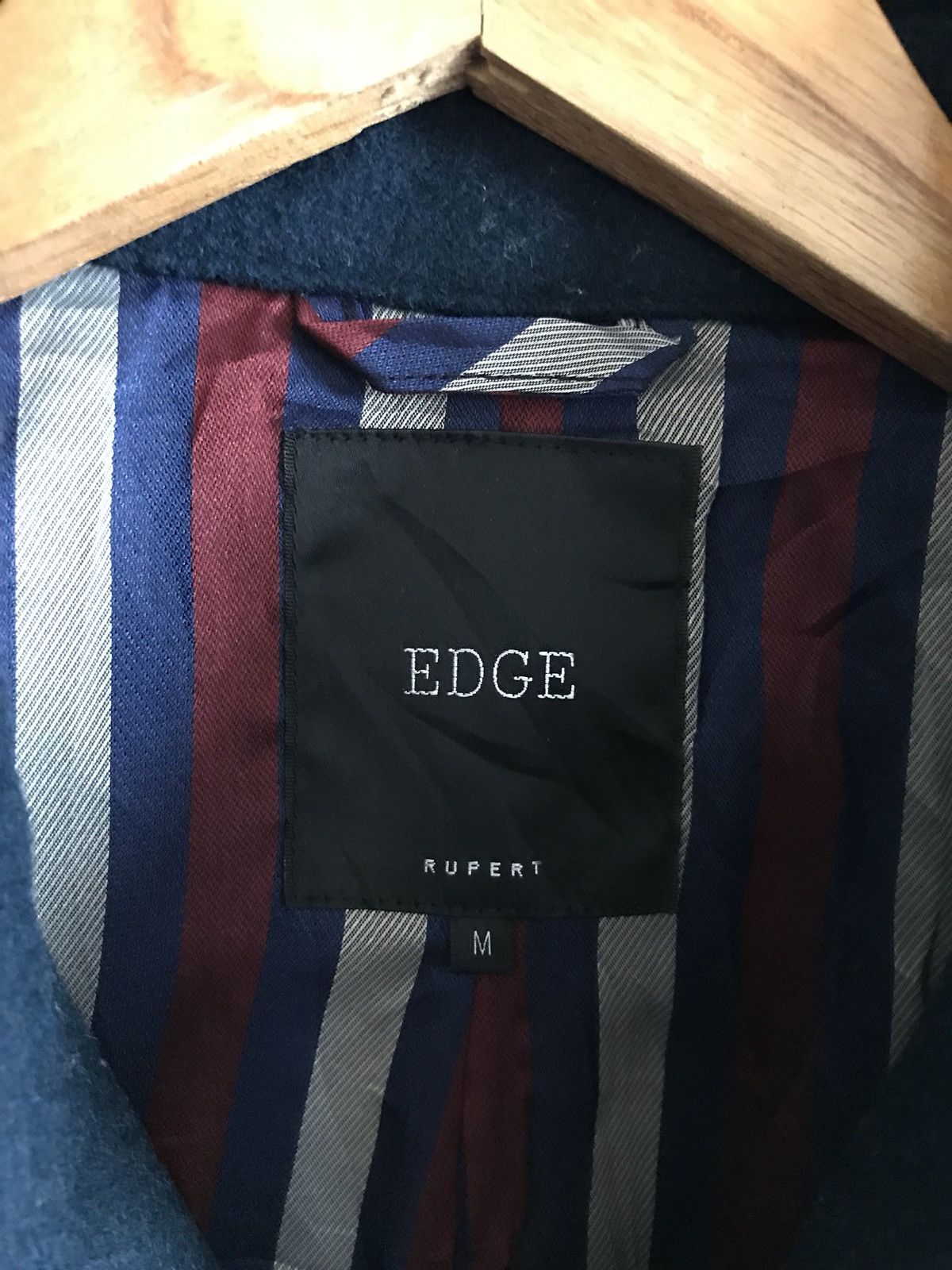 Designer × Japanese Brand Japanese Brand Edge Rupert Green Wool Double Collar Jacket Size US M / EU 48-50 / 2 - 7 Thumbnail