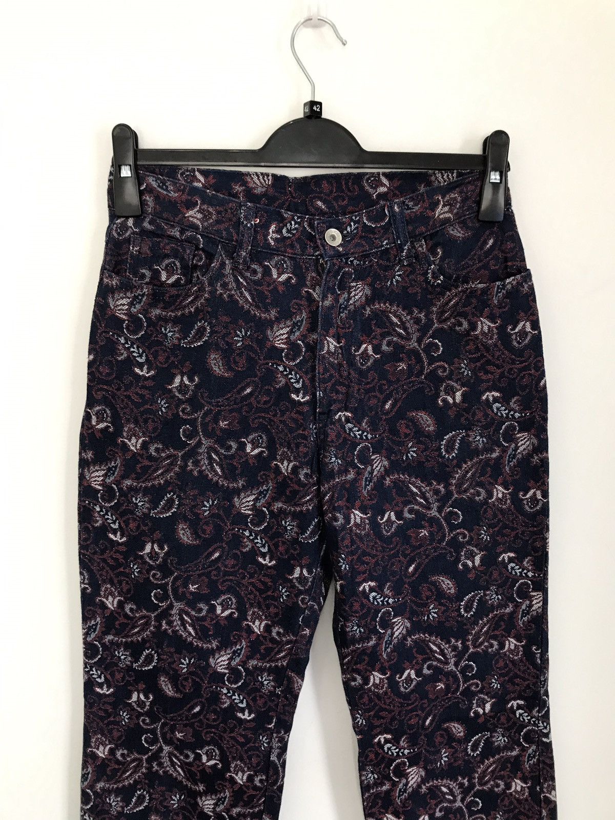 Japanese Brand Vintage Made In Japan Paisley Nice Design Trousers Pants Size US 27 - 1 Thumbnail