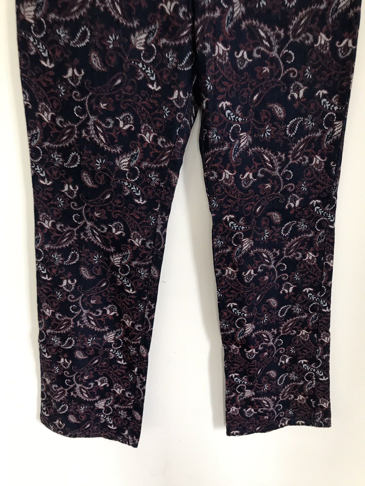 Japanese Brand Vintage Made In Japan Paisley Nice Design Trousers Pants Size US 27 - 5 Thumbnail