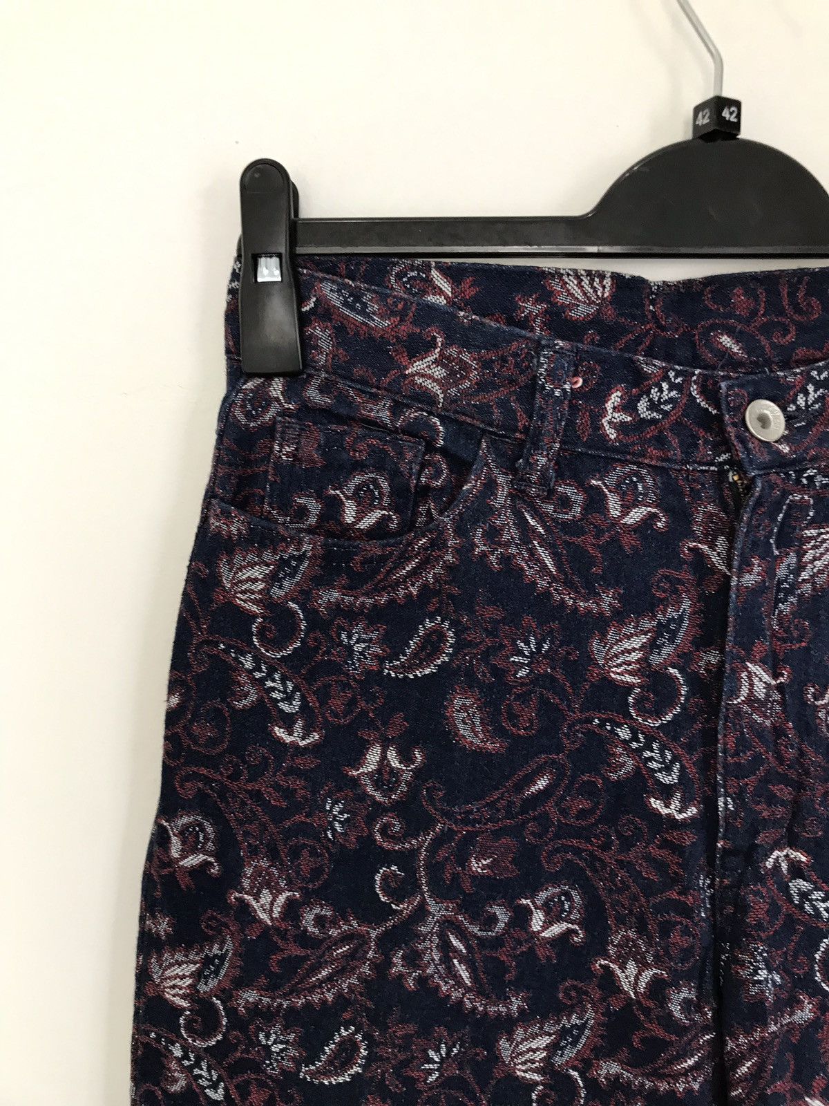 Japanese Brand Vintage Made In Japan Paisley Nice Design Trousers Pants Size US 27 - 6 Thumbnail