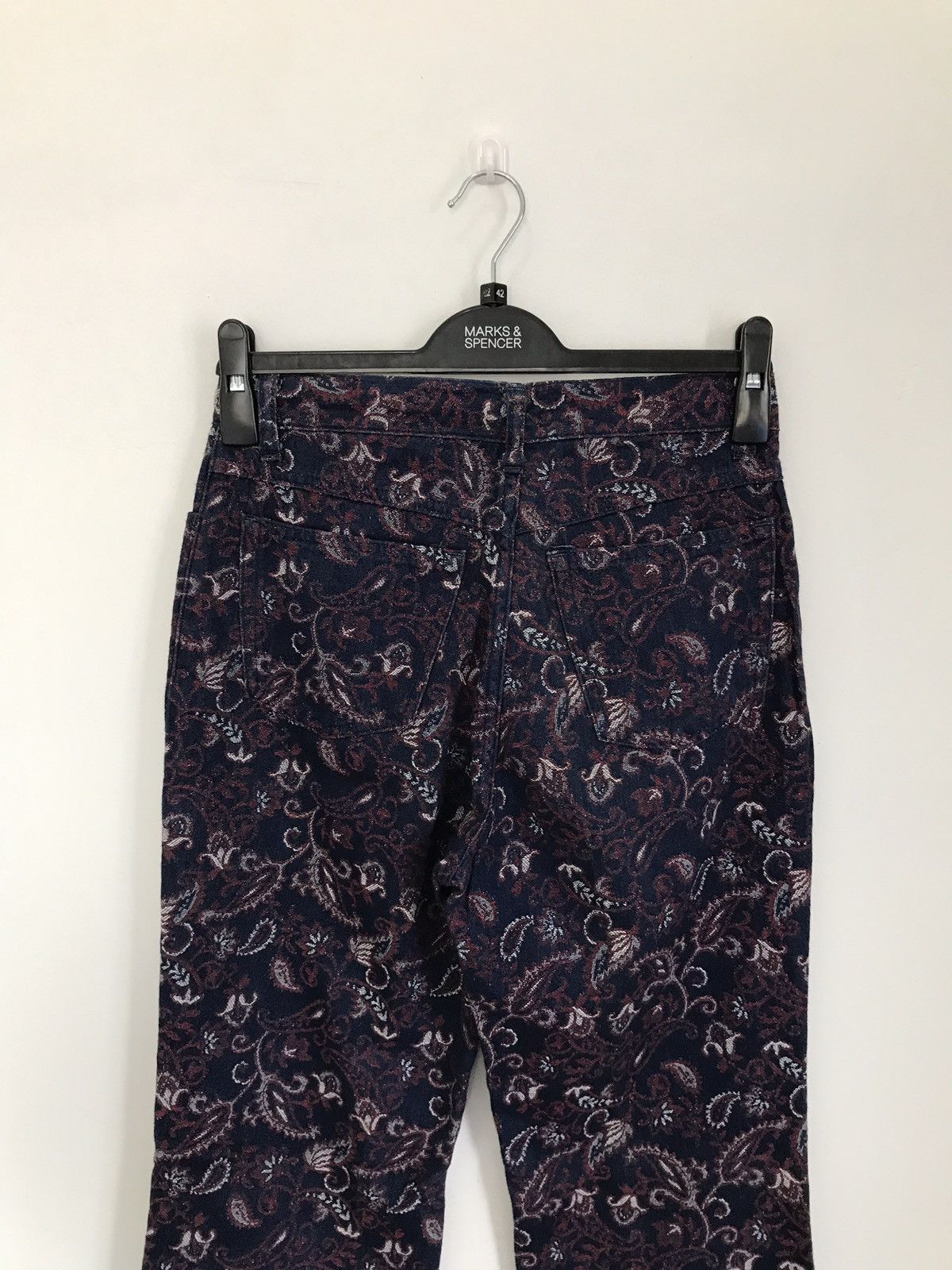 Japanese Brand Vintage Made In Japan Paisley Nice Design Trousers Pants Size US 27 - 4 Thumbnail