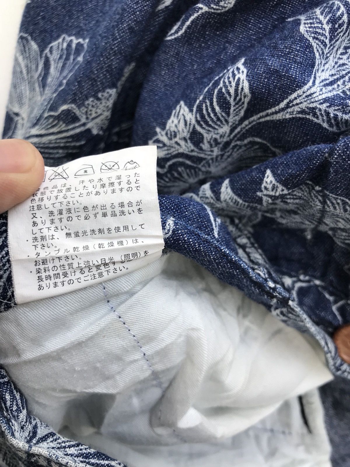 Indigo × Japanese Brand Japanese Brand Free Gate Cotton Denim Short Pants Size US 32 / EU 48 - 12 Thumbnail