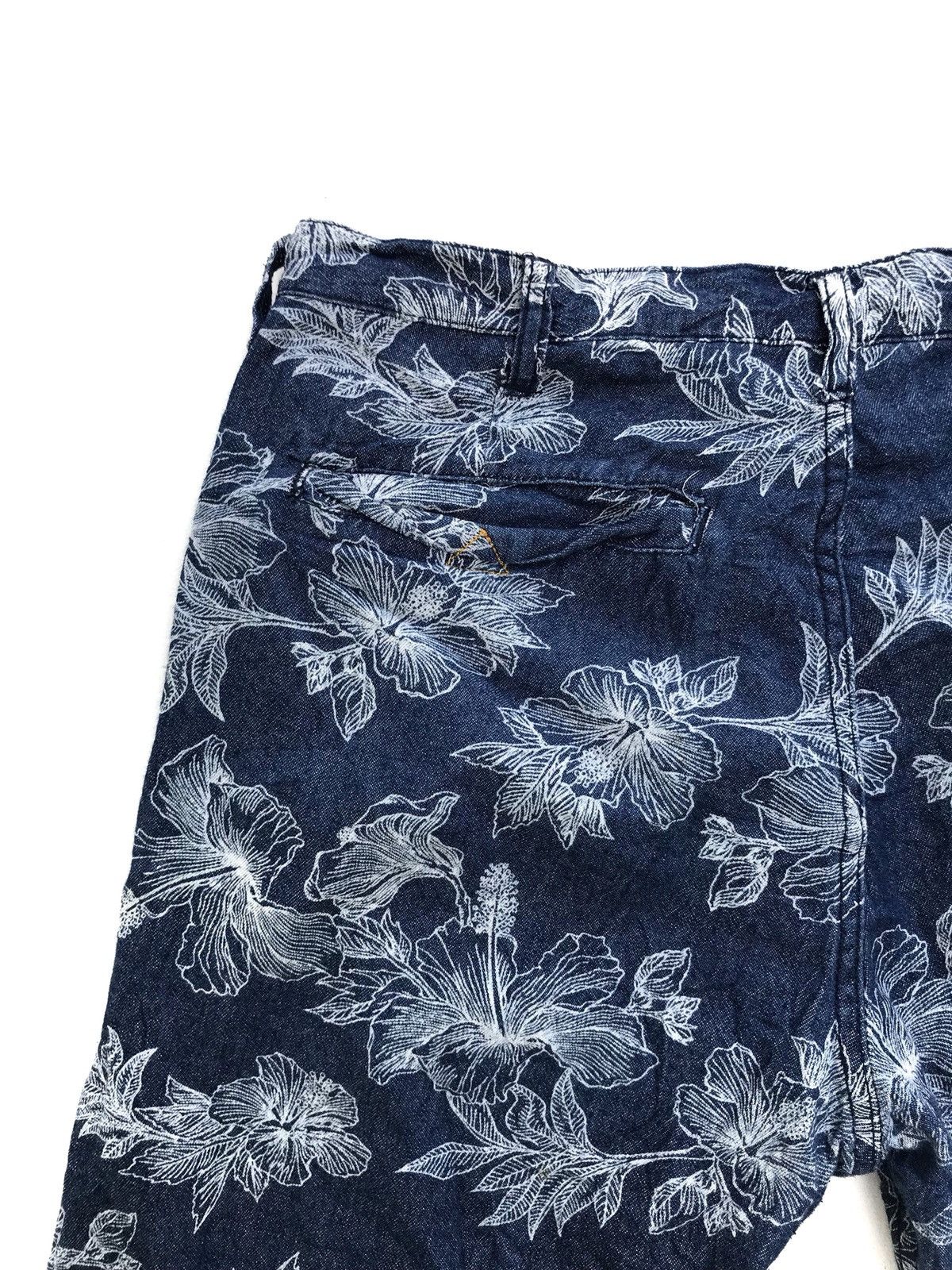Indigo × Japanese Brand Japanese Brand Free Gate Cotton Denim Short Pants Size US 32 / EU 48 - 6 Thumbnail