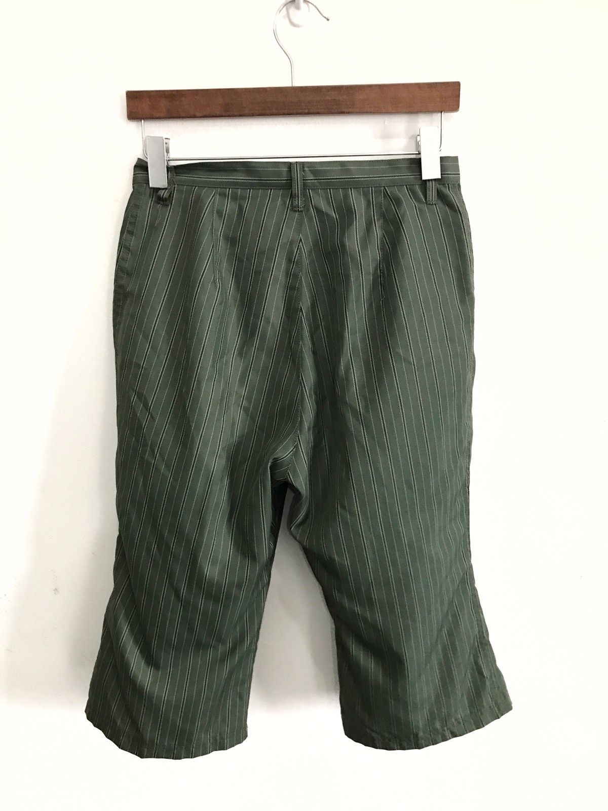 Japanese Brand × Seditionaries Made In Japan Ba-Tsu Club Stripes Zipper Cropped Pant Size US 27 - 3 Thumbnail