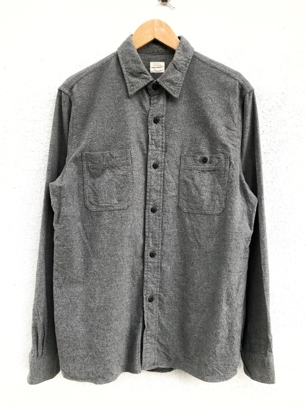 Japanese Brand Back Number Craft Work And Traditional Button Down Shirts Size US L / EU 52-54 / 3 - 2 Thumbnail