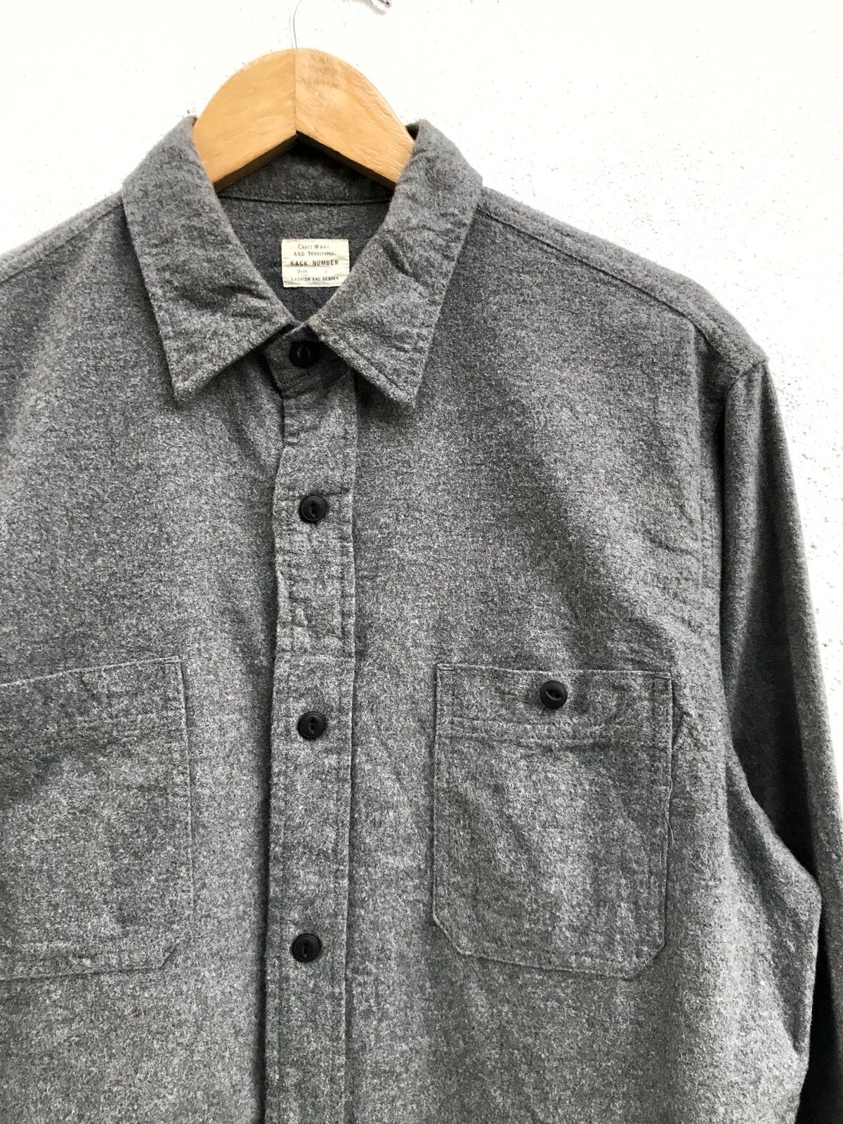 Japanese Brand Back Number Craft Work And Traditional Button Down Shirts Size US L / EU 52-54 / 3 - 1 Thumbnail