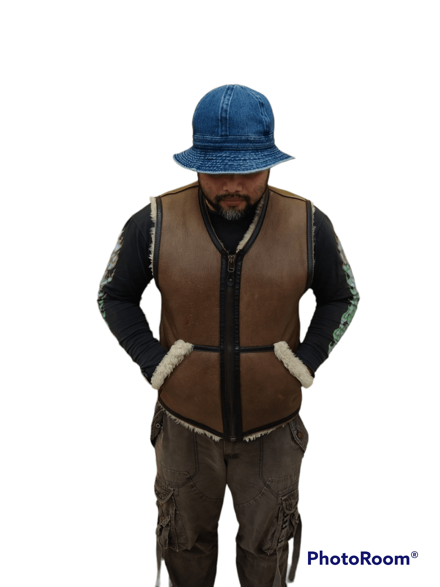 Other SHEEPSKIN SHERPA VEST JACKET Size US L / EU 52-54 / 3 - 1 Thumbnail